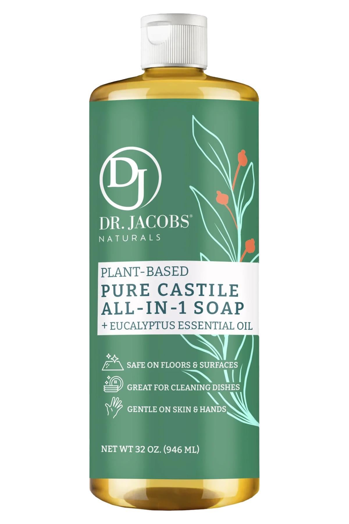 Dr. Jacobs Naturals Okaliptüs Özlü Çok Amaçlı Bitkisel Kastil Sabun 946ML