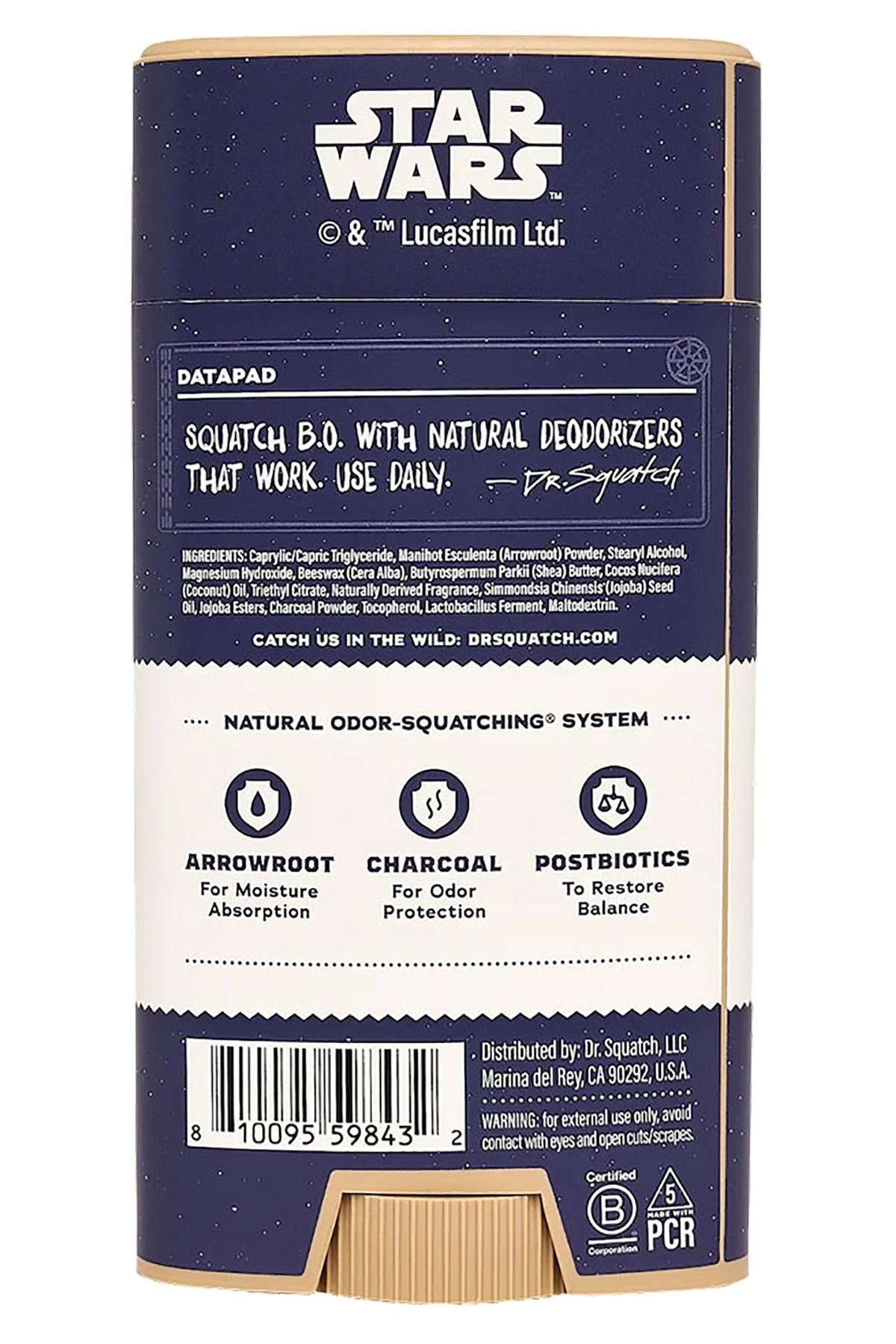 Dr.Squatch Sinister Sticc Alüminyumsuz Stick Deodorant 75GR