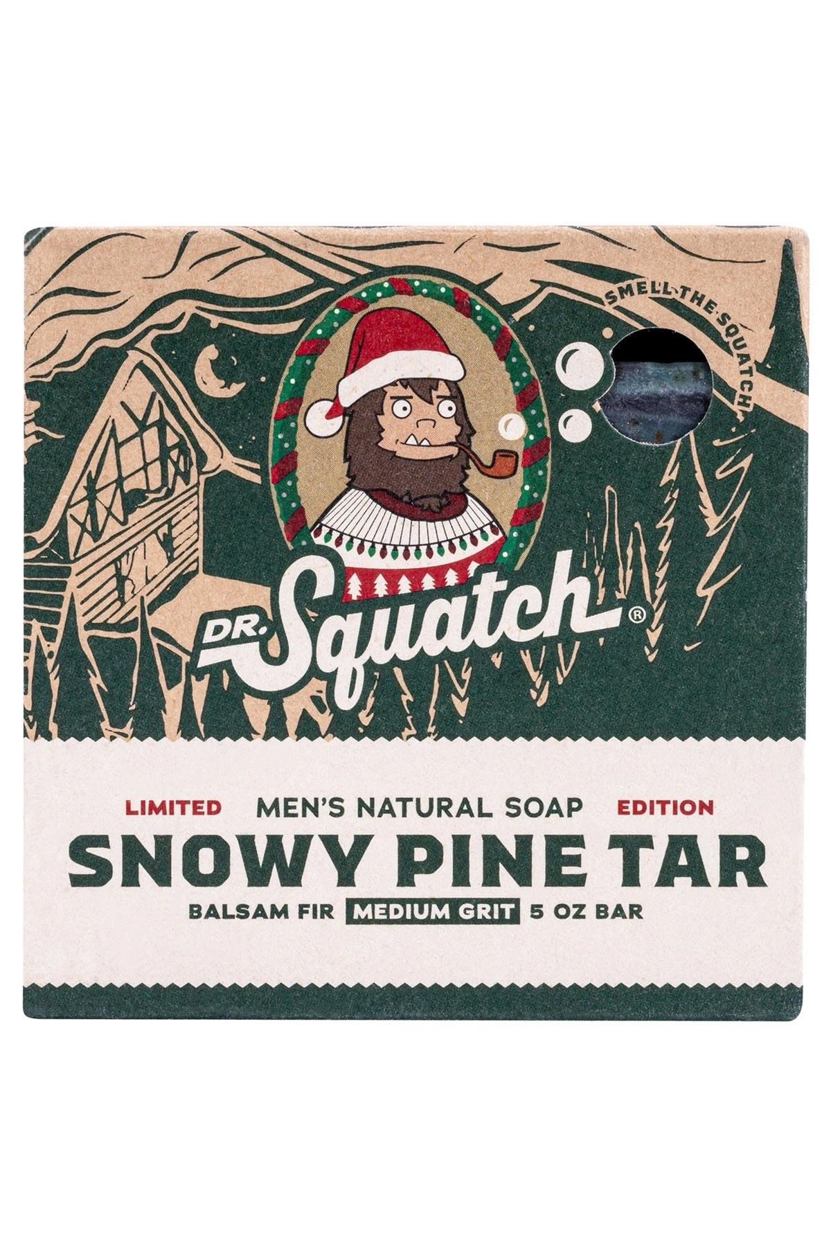 Dr.Squatch Snowy Pine Tar Erkek Sabunu 141GR