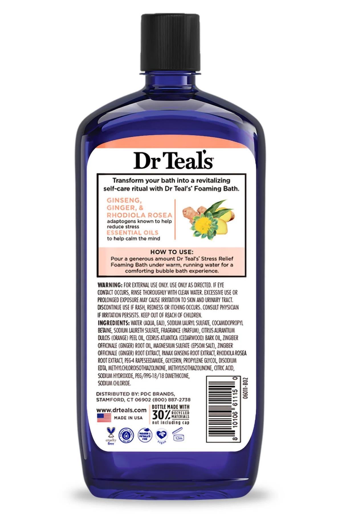Dr.Teals Stress Relief Banyo Köpüğü 1000ML
