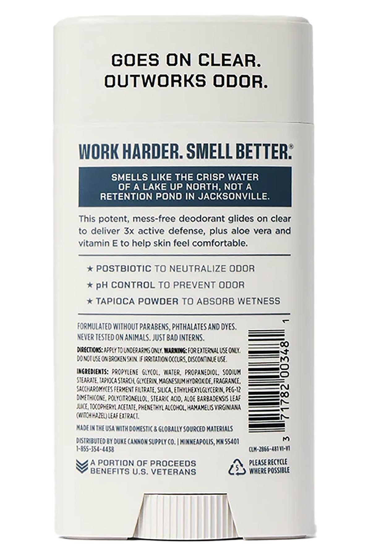 Duke Cannon Midnight Swim Alüminyumsuz Stick Deodorant 85GR