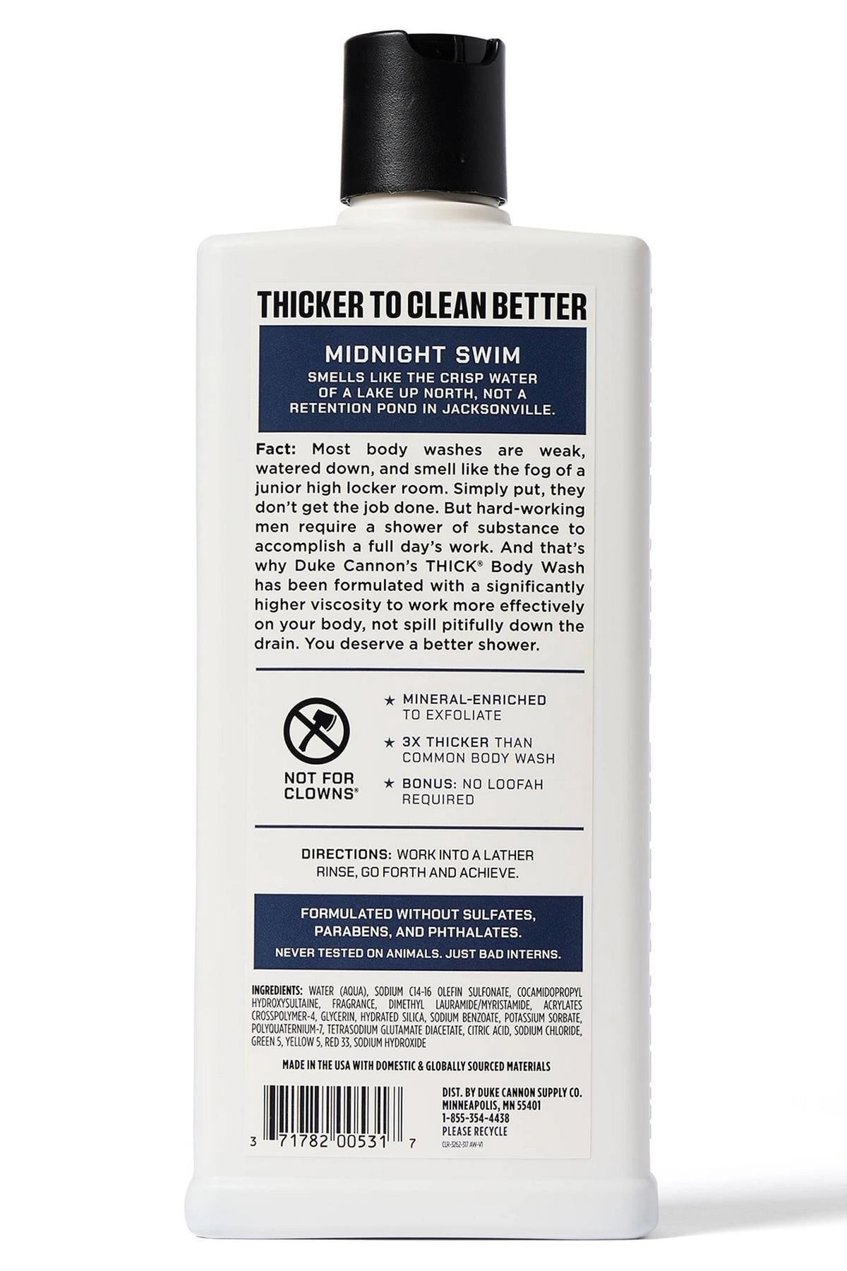 Duke Cannon Midnight Swim Duş Jeli 532ML