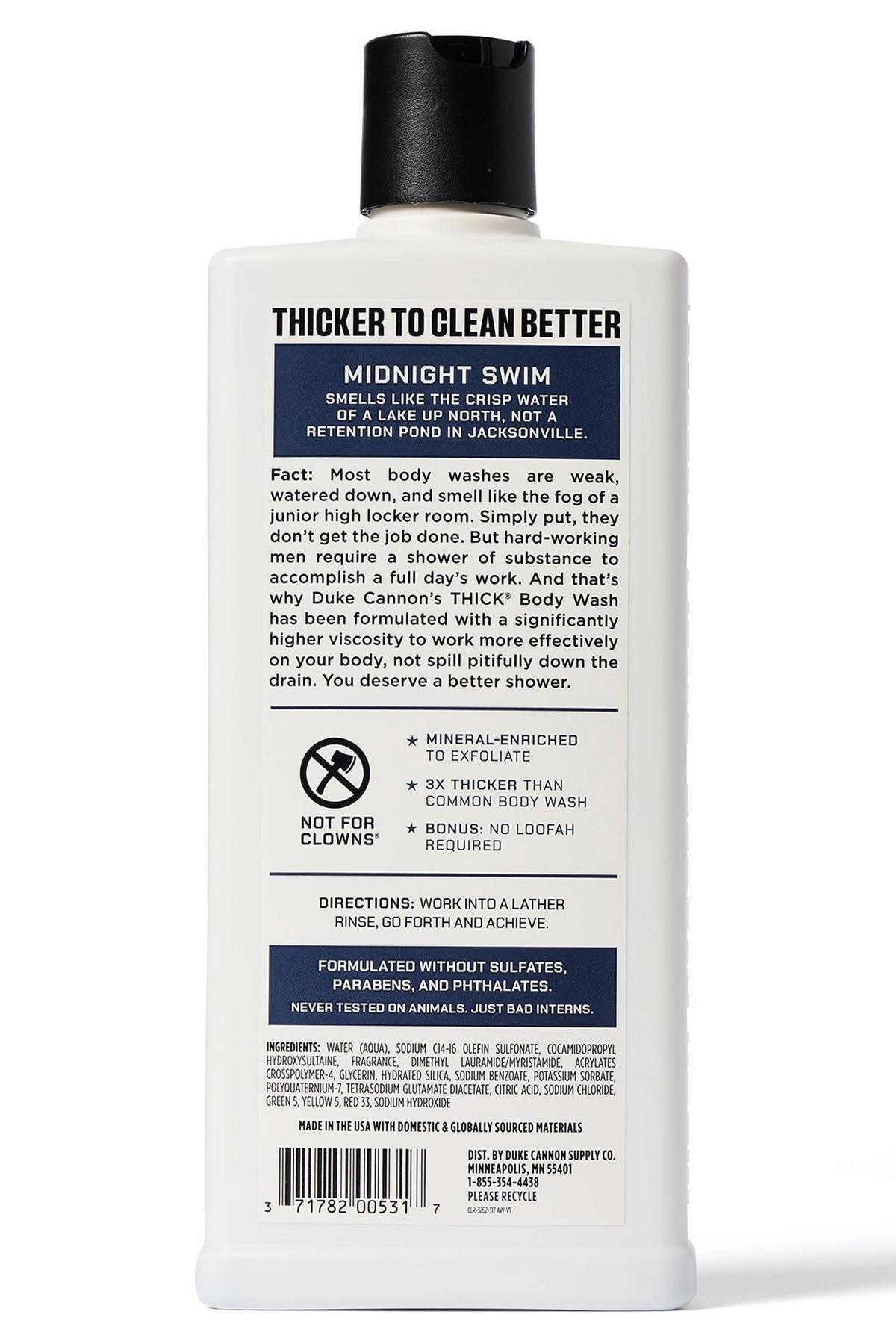 Duke Cannon Midnight Swim Duş Jeli 532ML