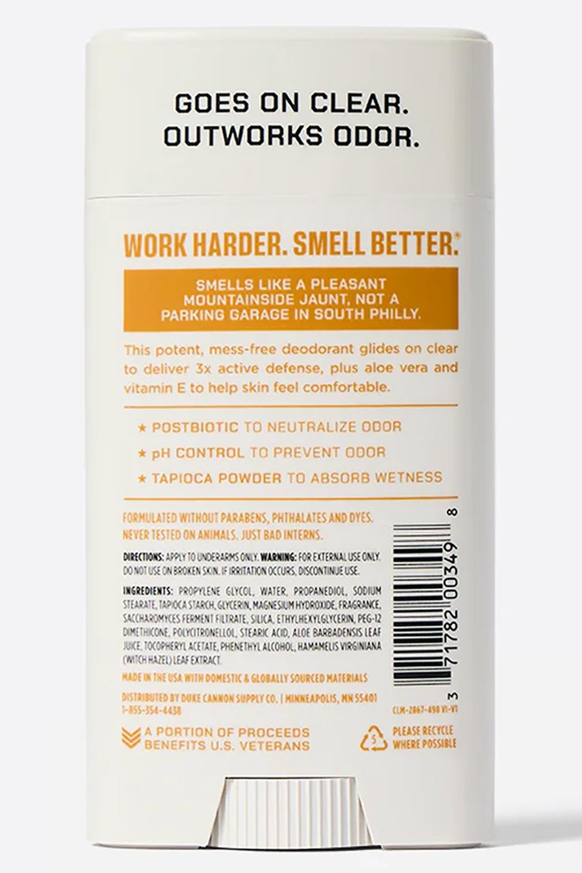 Duke Cannon Sawtooth Alüminyumsuz Stick Deodorant 85GR