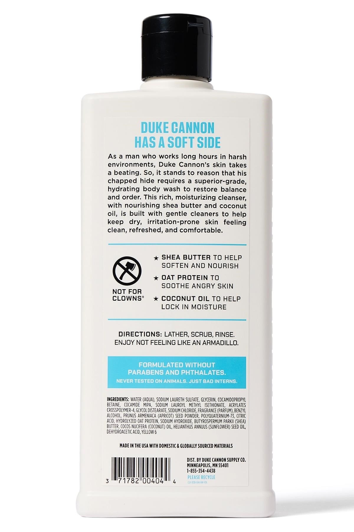 Duke Cannon Soft Side Nemlendirici Duş Jeli 532ML