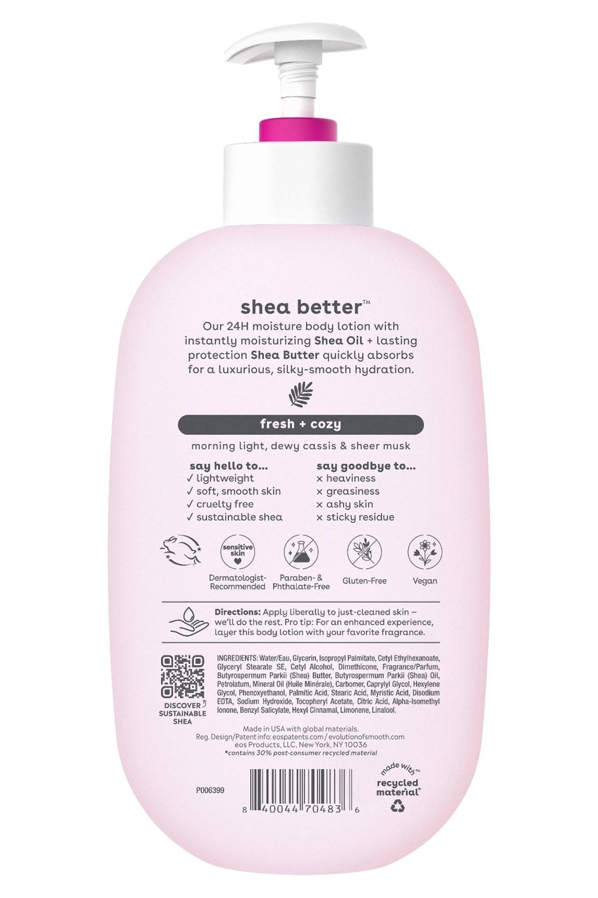 EOS Fresh + Cozy Vücut Losyonu 473ML