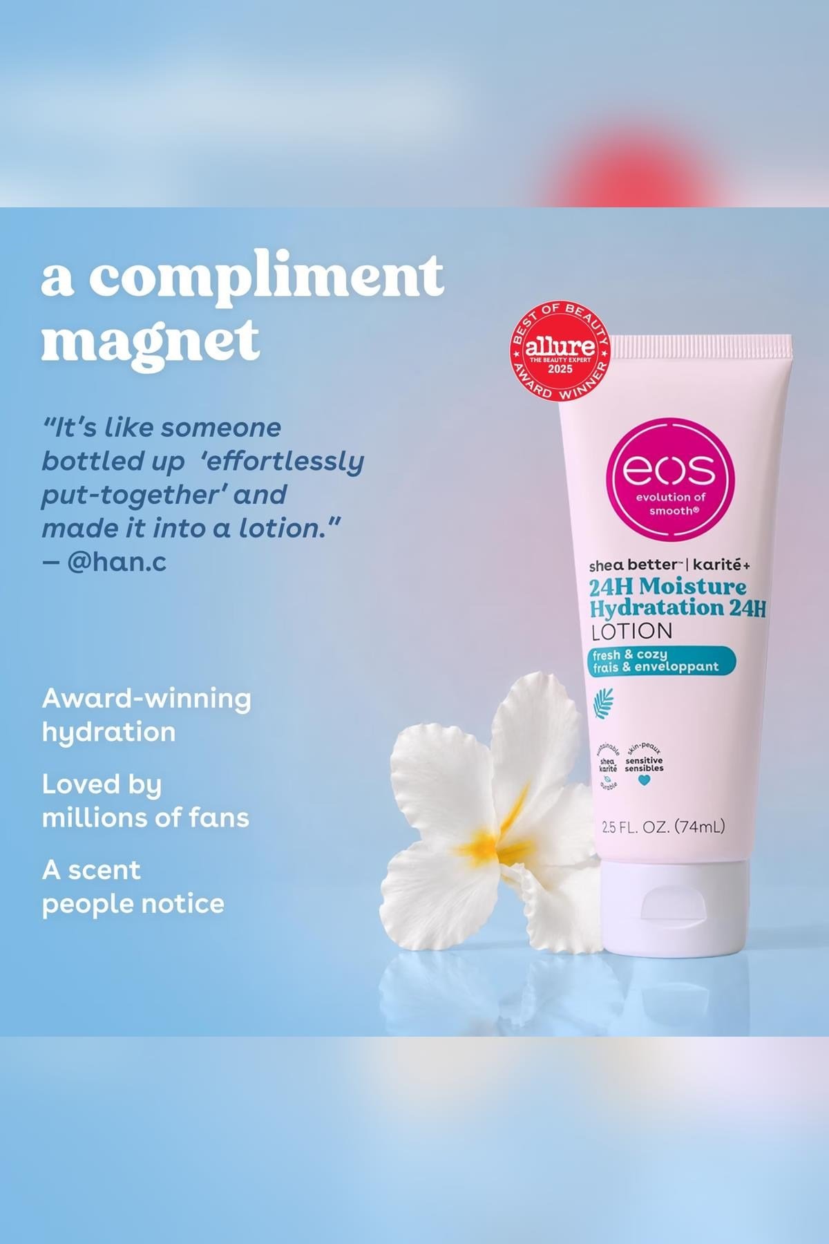 EOS Fresh + Cozy Vücut Losyonu 74ML