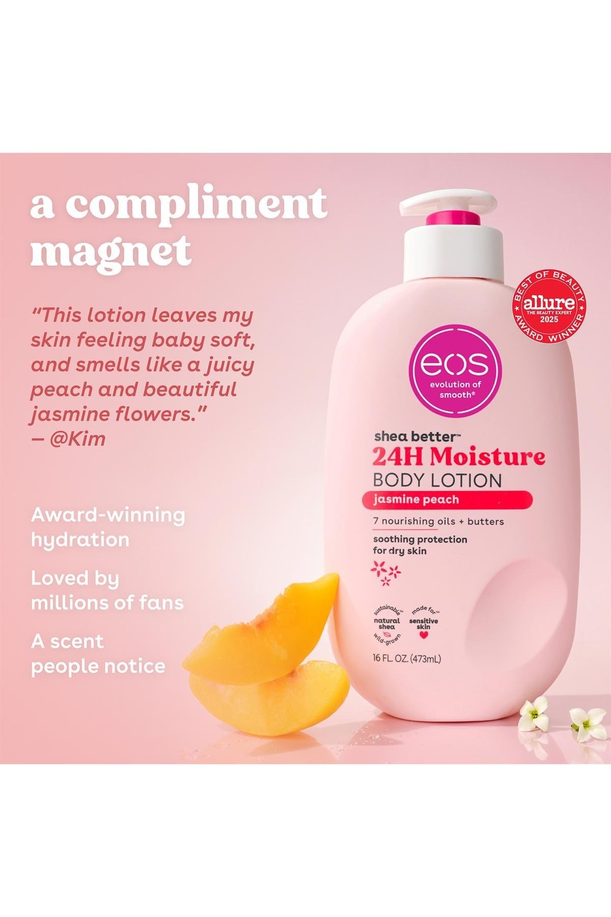 EOS Jasmine Peach Nemlendirici Vücut Losyonu 473ML