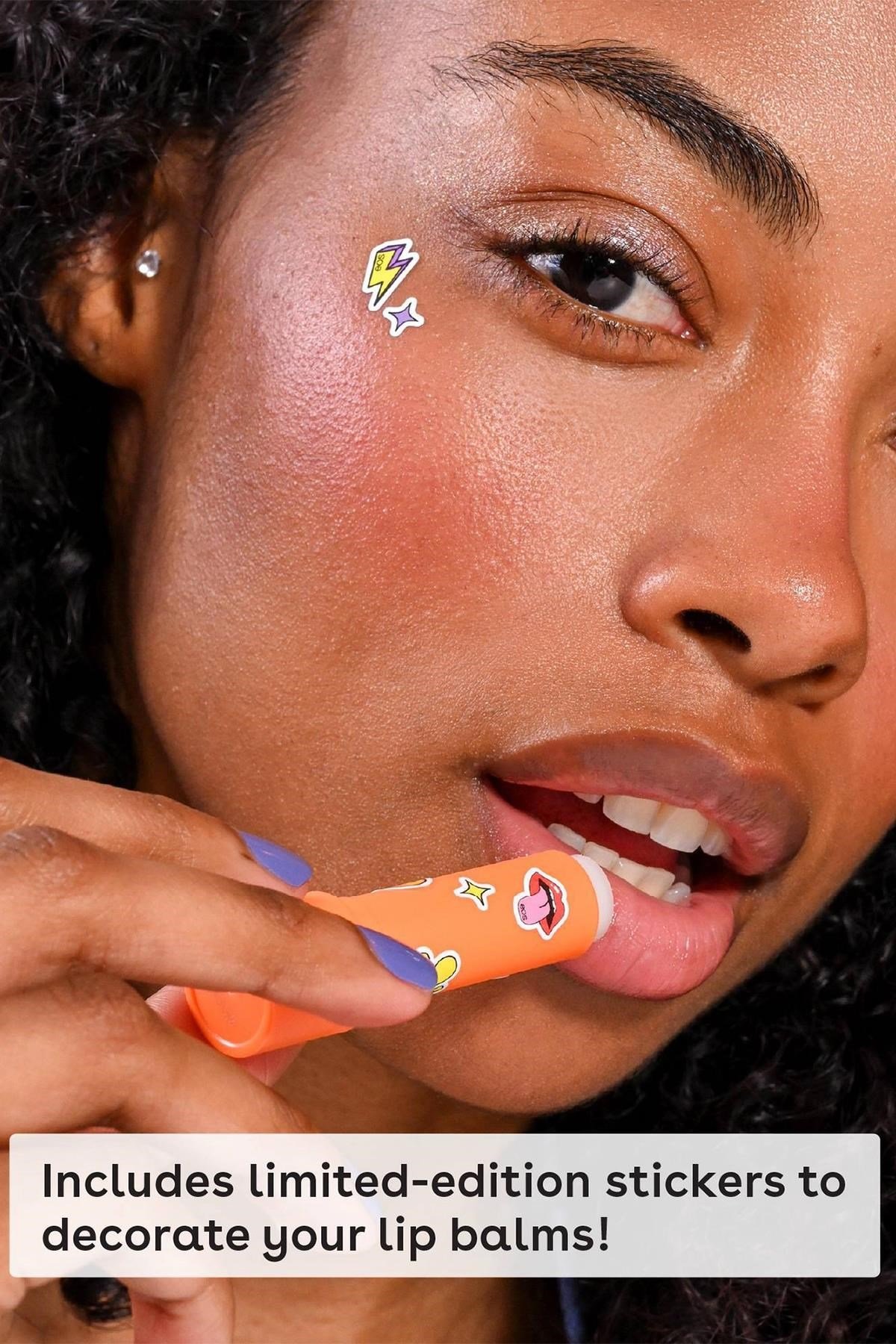 EOS Lip Balm Tropical Chiller Dudak Balsamı Çeşit Paketi 4 Adet
