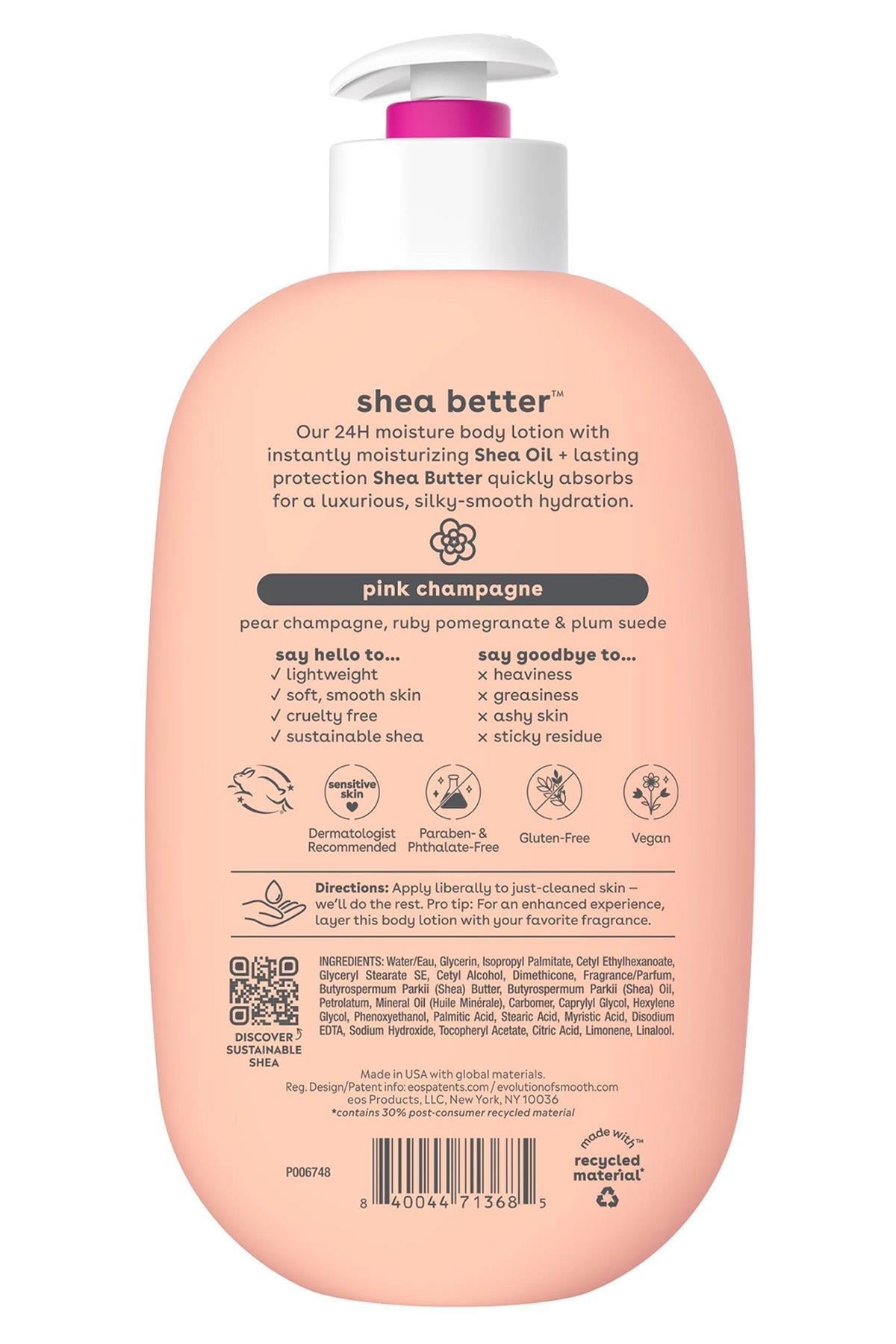 EOS Pink Champagne Nemlendirici Vücut Losyonu 473ML