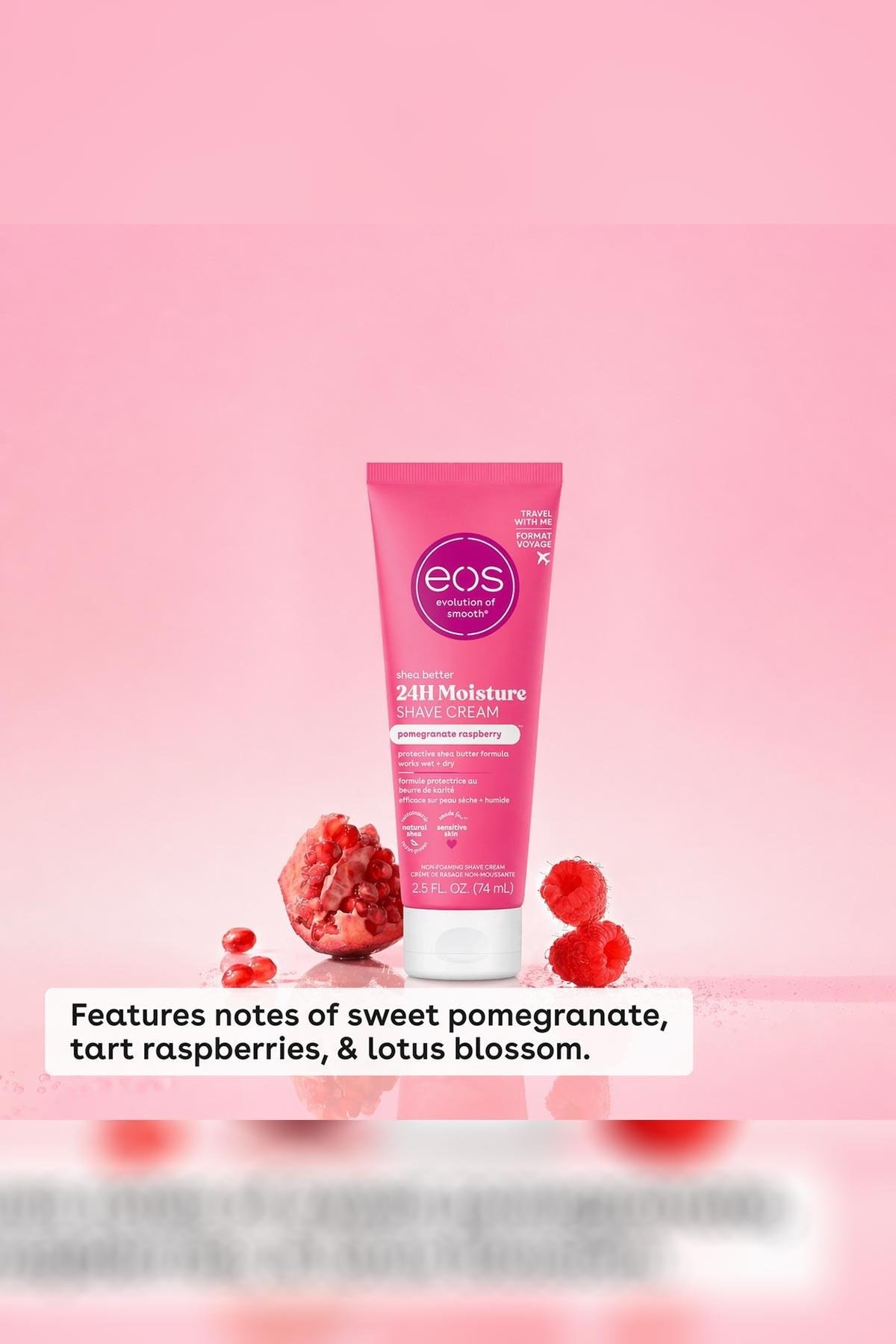EOS Pomegranate Raspberry Nemlendirici Kadın Tıraş Kremi 74ML