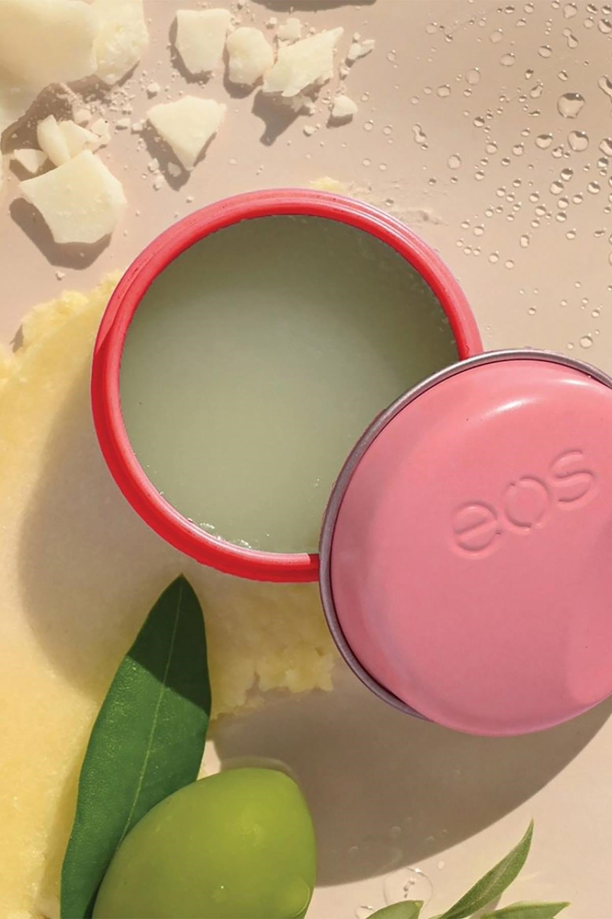 EOS Strawberry Sorbet Bitkisel Vegan Dudak Balsamı 12GR
