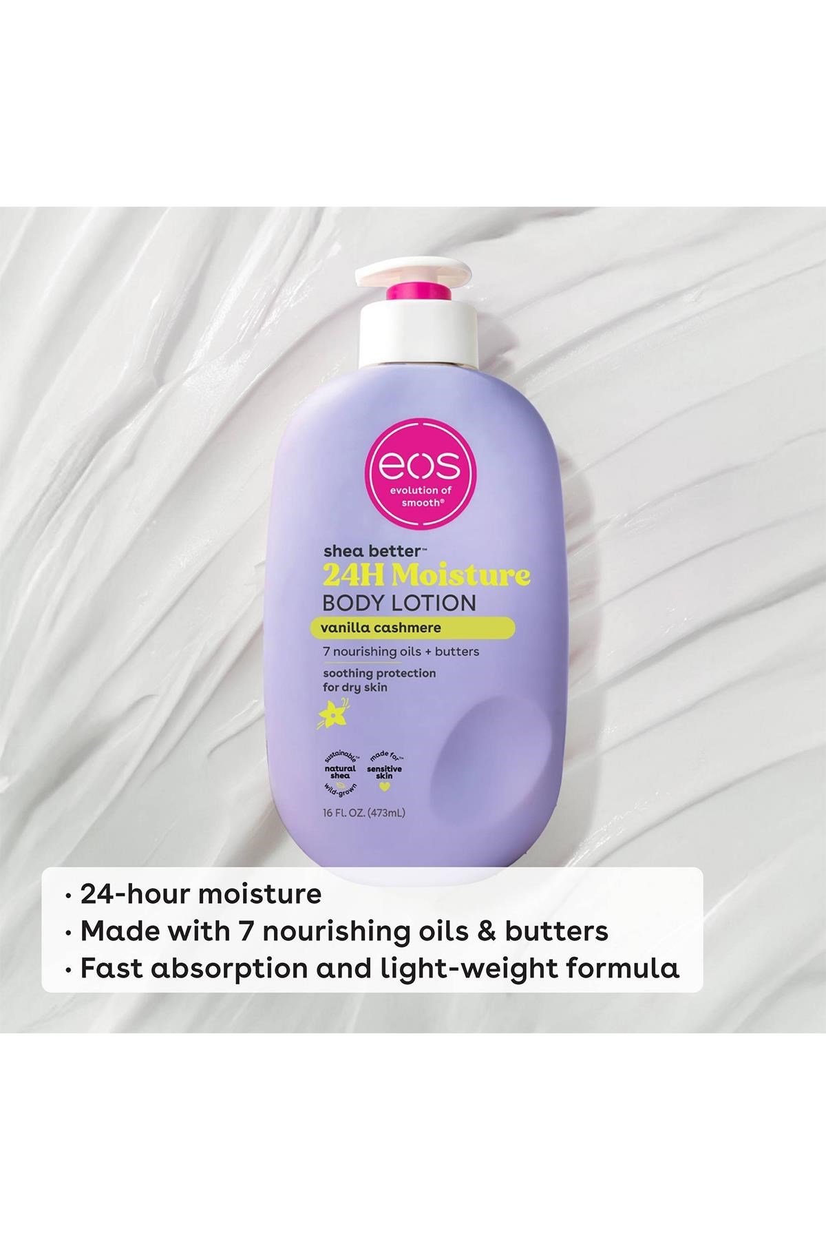 EOS Vanilla Cashmere Nemlendirici Vücut Losyonu 473ML