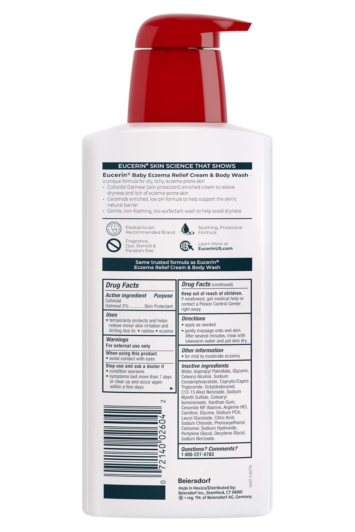 Eucerin Baby Eczema Relief Bebek Vücut Şampuanı 400ML