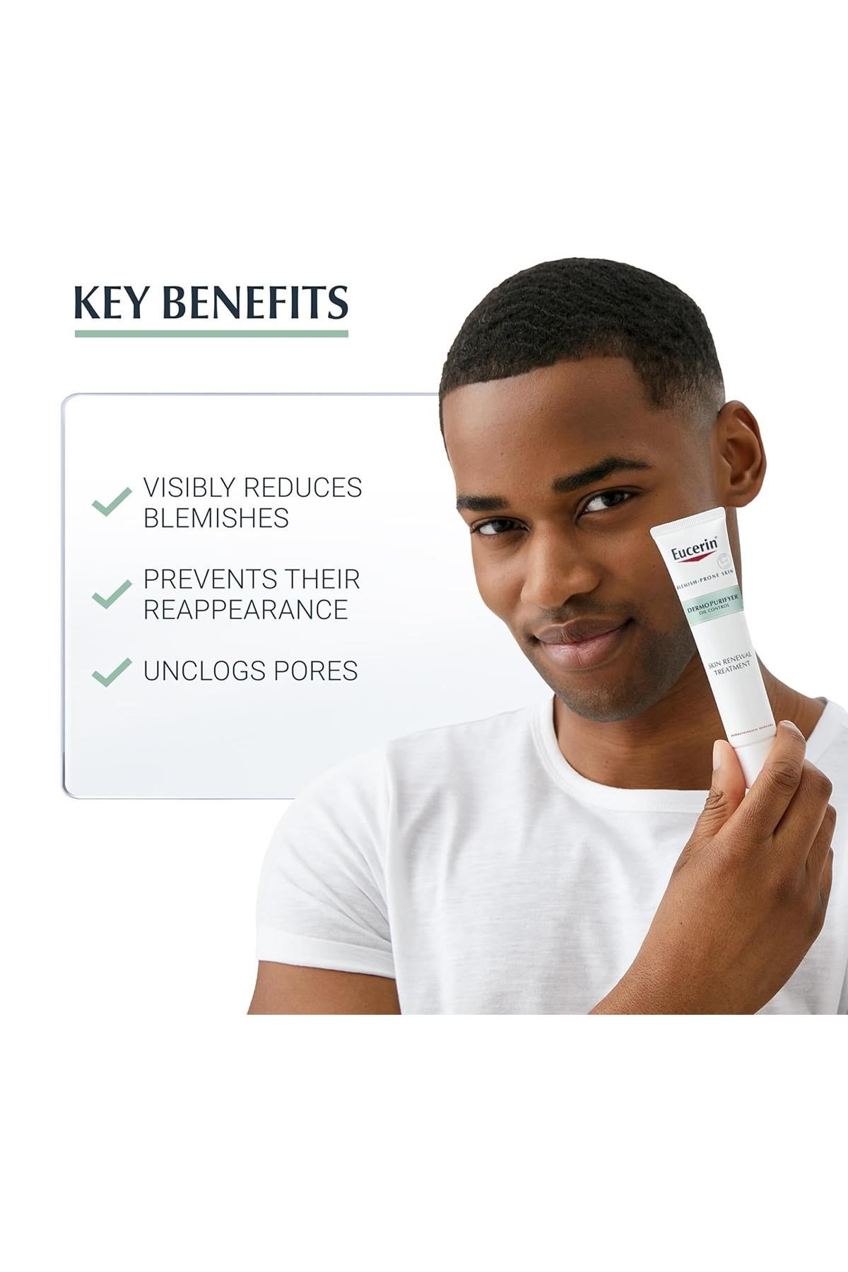 Eucerin DermoPurifyer Yağ Kontrolü Cilt Yenileyici Yüz Bakımı 40ML
