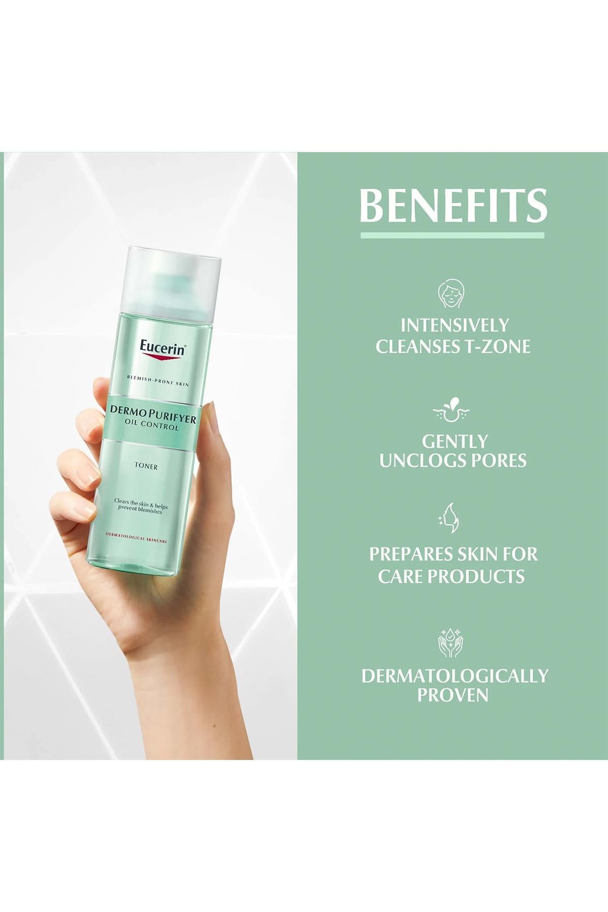 Eucerin DermoPurifyer Yağ Kontrolü Gözenek Sıkılaştırıcı Tonik 200ML