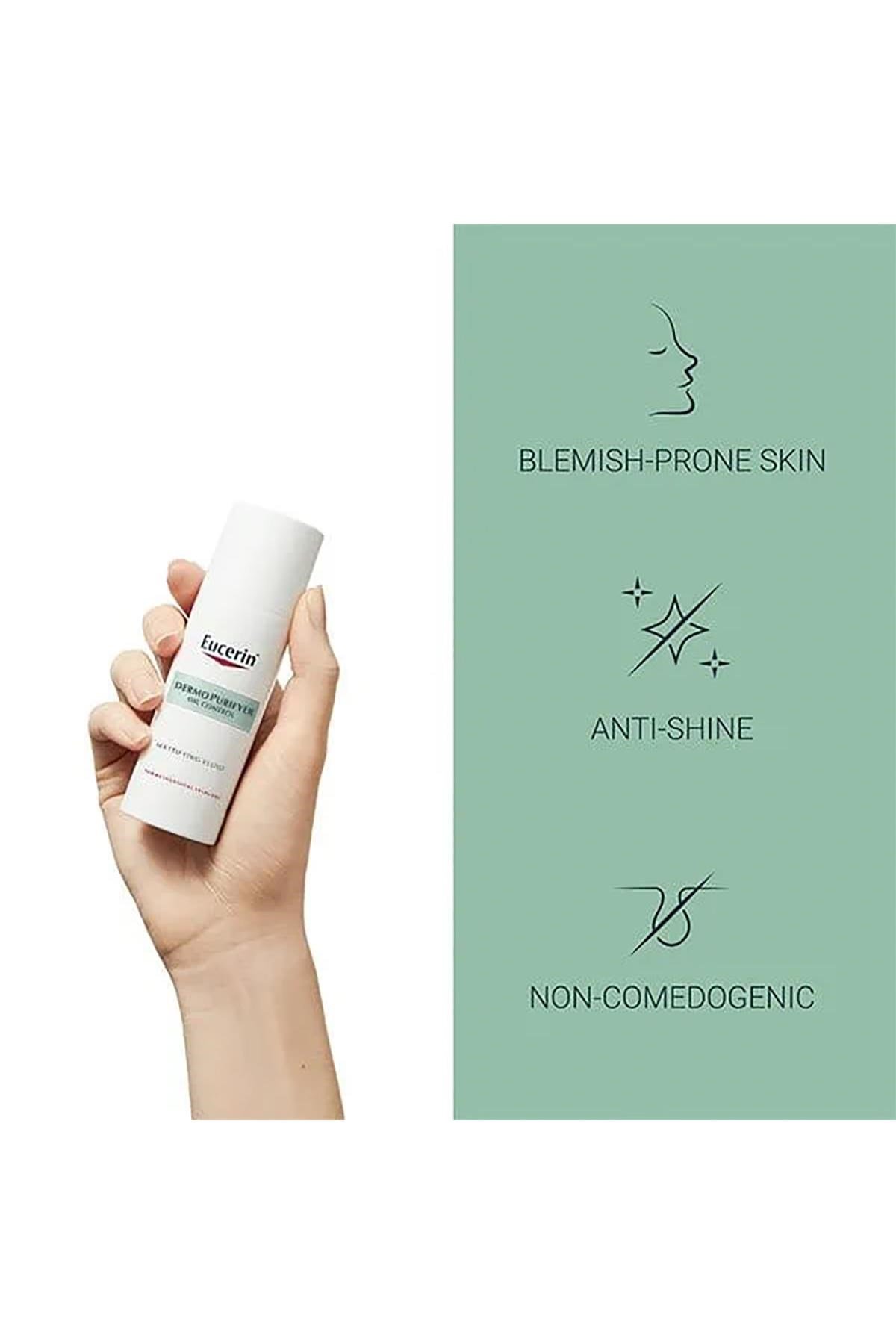 Eucerin DermoPurifyer Yağ Kontrolü Matlaştırıcı Yüz Bakım Sıvısı 50ML