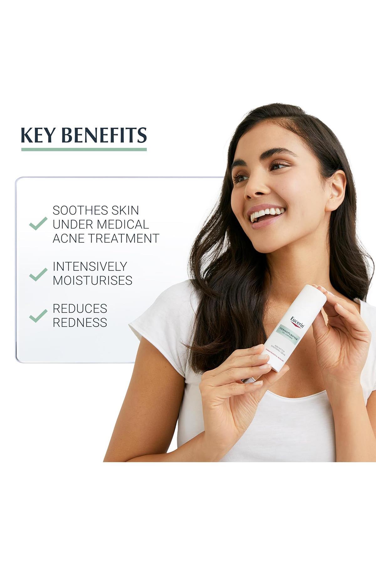 Eucerin DermoPurifyer Yağ Kontrolü Yatıştırıcı Yüz Bakım Kremi 50ML