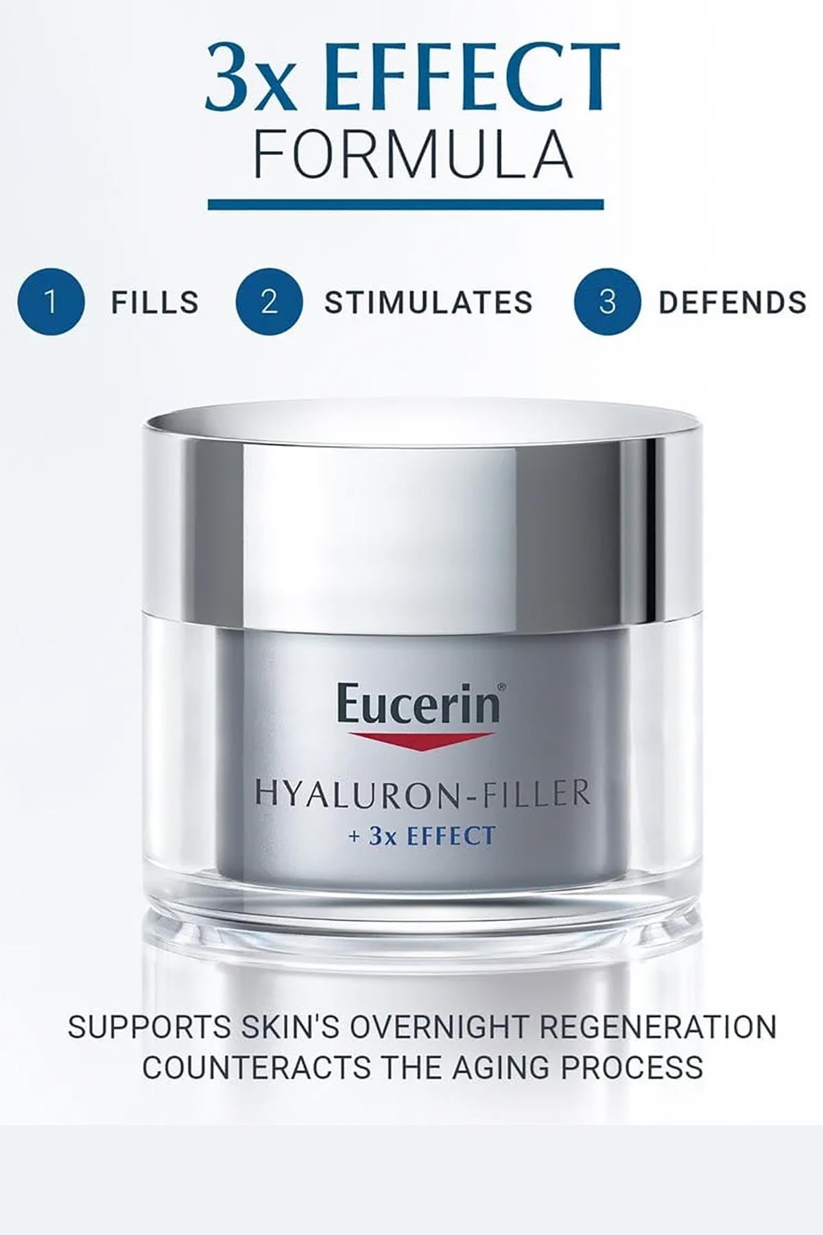 Eucerin Hyaluron-Filler + 3x Effect Gece Kremi 50ML