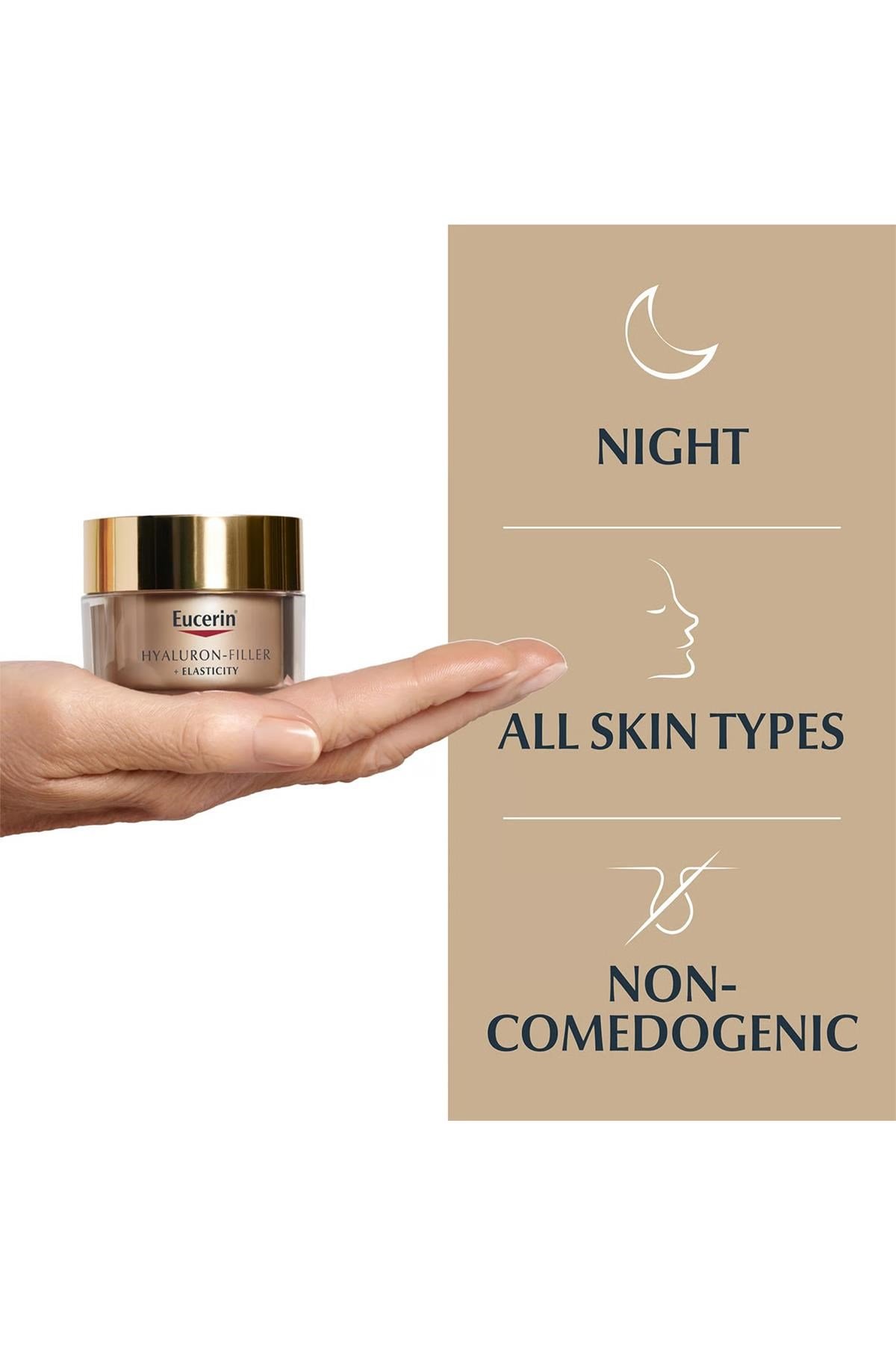 Eucerin Hyaluron-Filler + Elasticity Gece Kremi 50ML