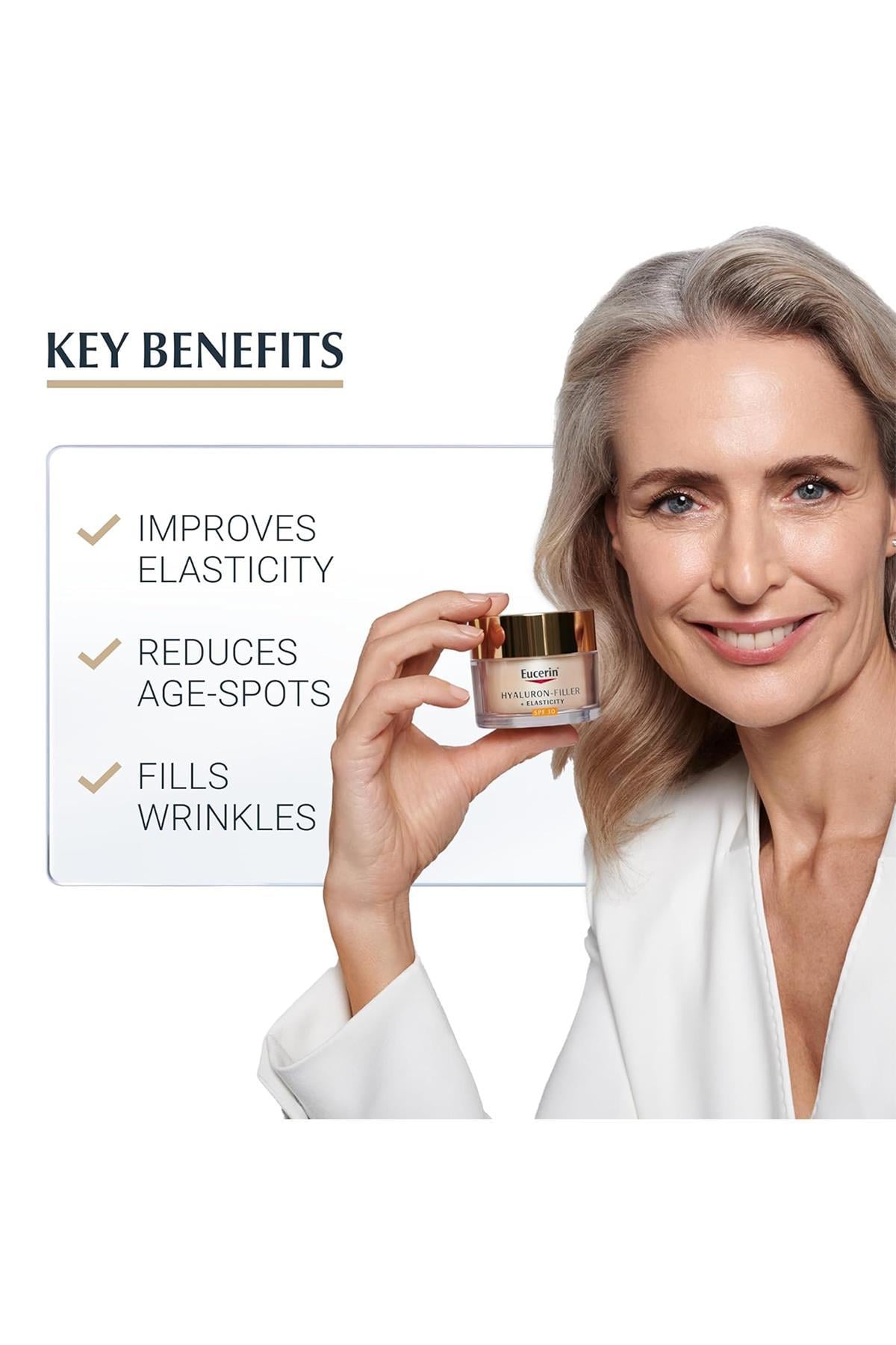 Eucerin Hyaluron-Filler + Elasticity SPF30 Gündüz Kremi 50ML