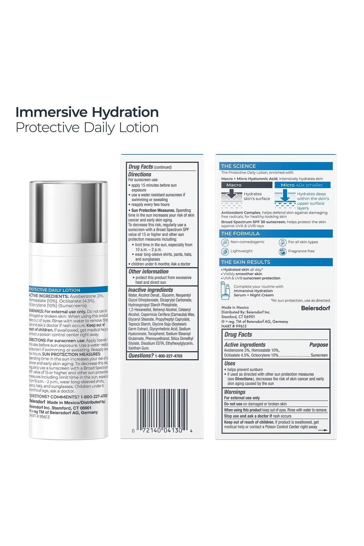 Eucerin Immersive Hydration SPF30 Nemlendirici Günlük Yüz Losyonu 50ML