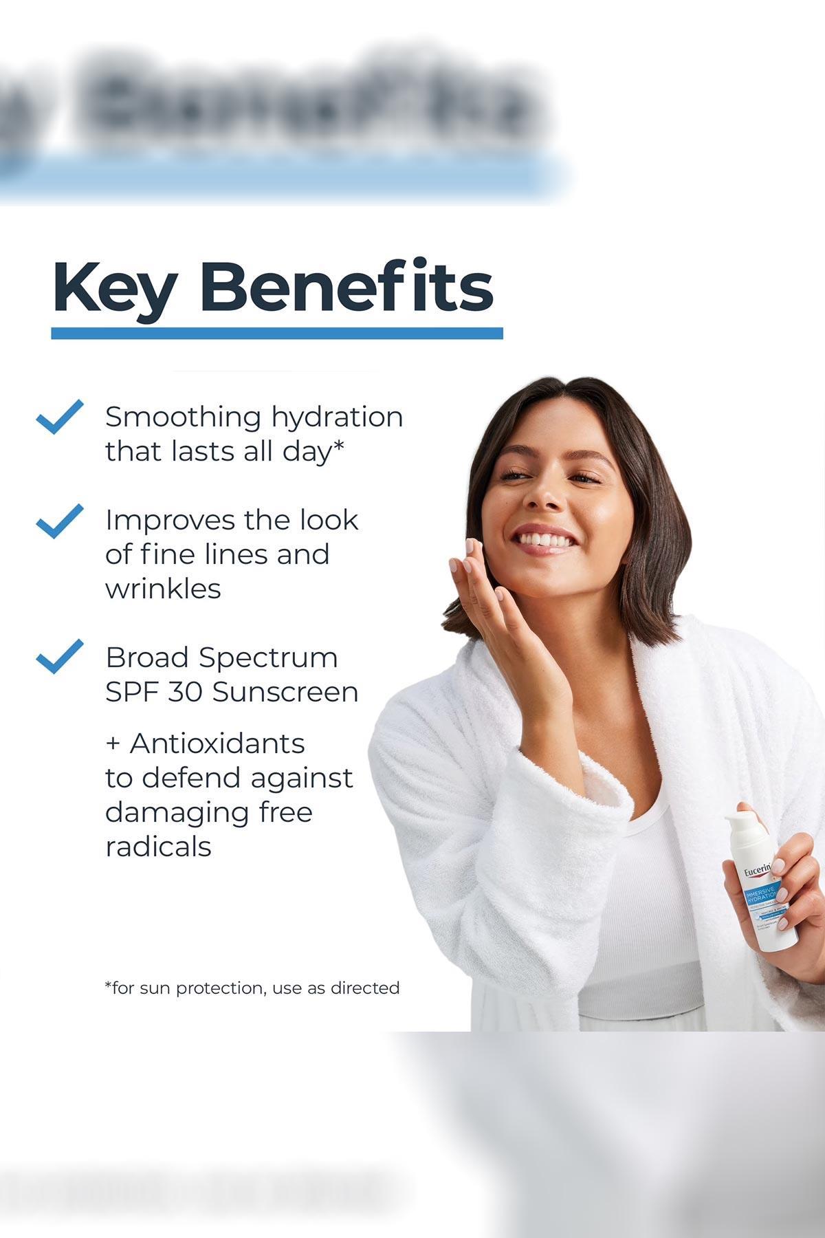 Eucerin Immersive Hydration SPF30 Nemlendirici Günlük Yüz Losyonu 50ML