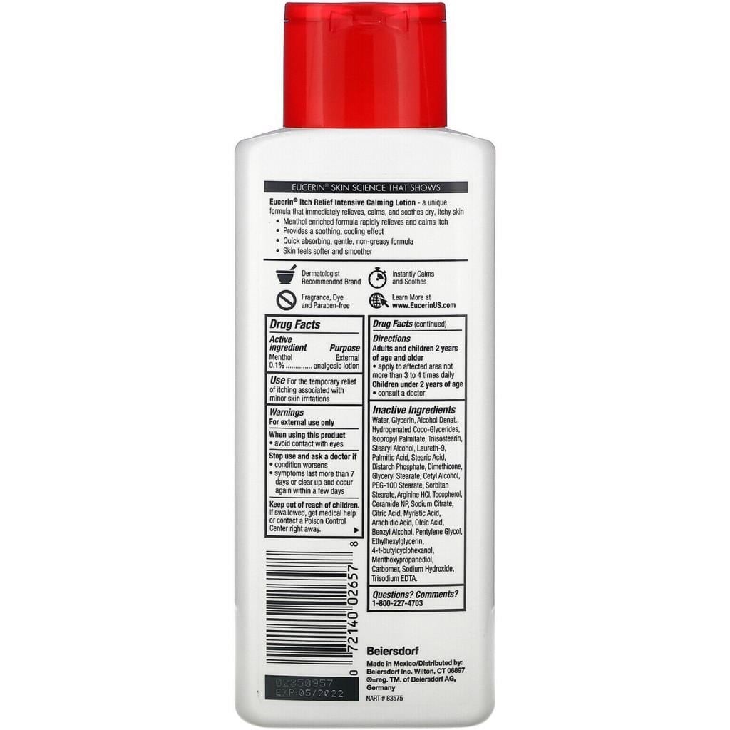 Eucerin Itch Relief Intensive Calming Losyon 250ML