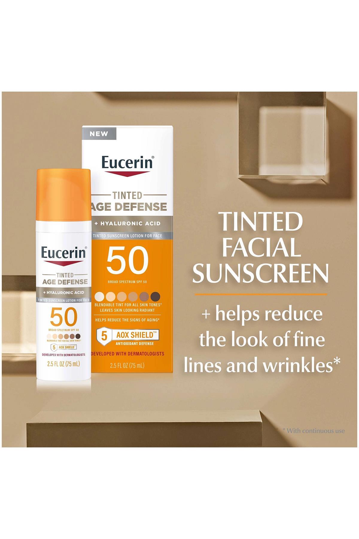 Eucerin Tinted Age Defense SPF50 Yüz Güneş Kremi 75ML