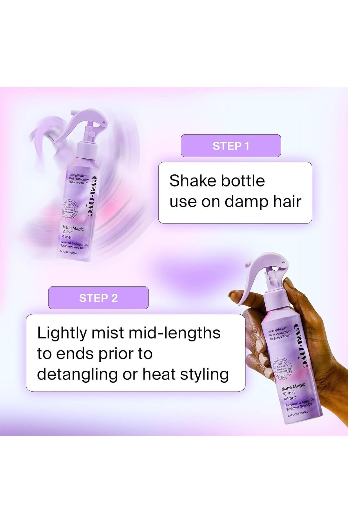 Eva NYC Mane Magic 10-in-1 Primer Çok Amaçlı Saç Bakım Spreyi 160ML