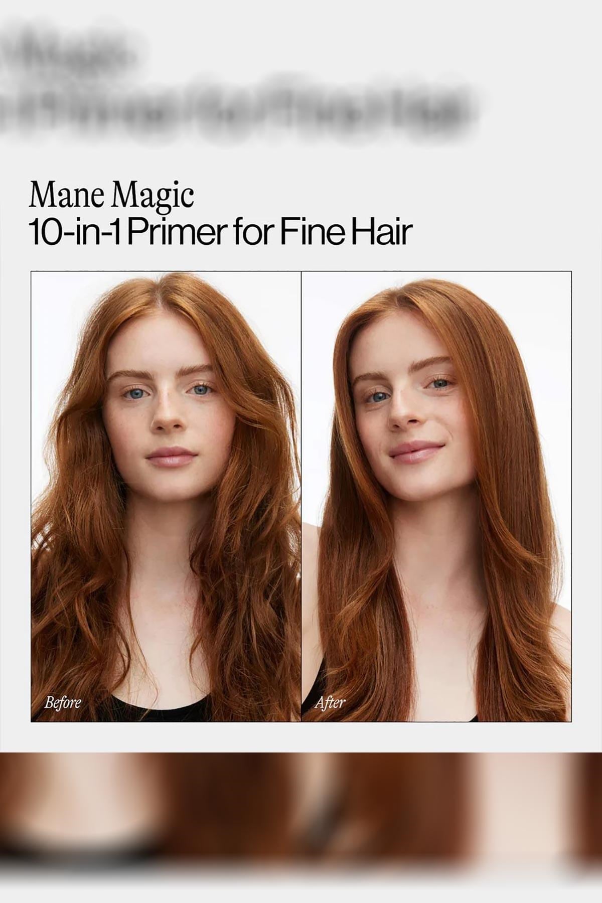 Eva NYC Mane Magic 10-in-1 Primer İnce Telli Saçlar İçin Isı Koruyucu Saç Bakım Spreyi 150ML