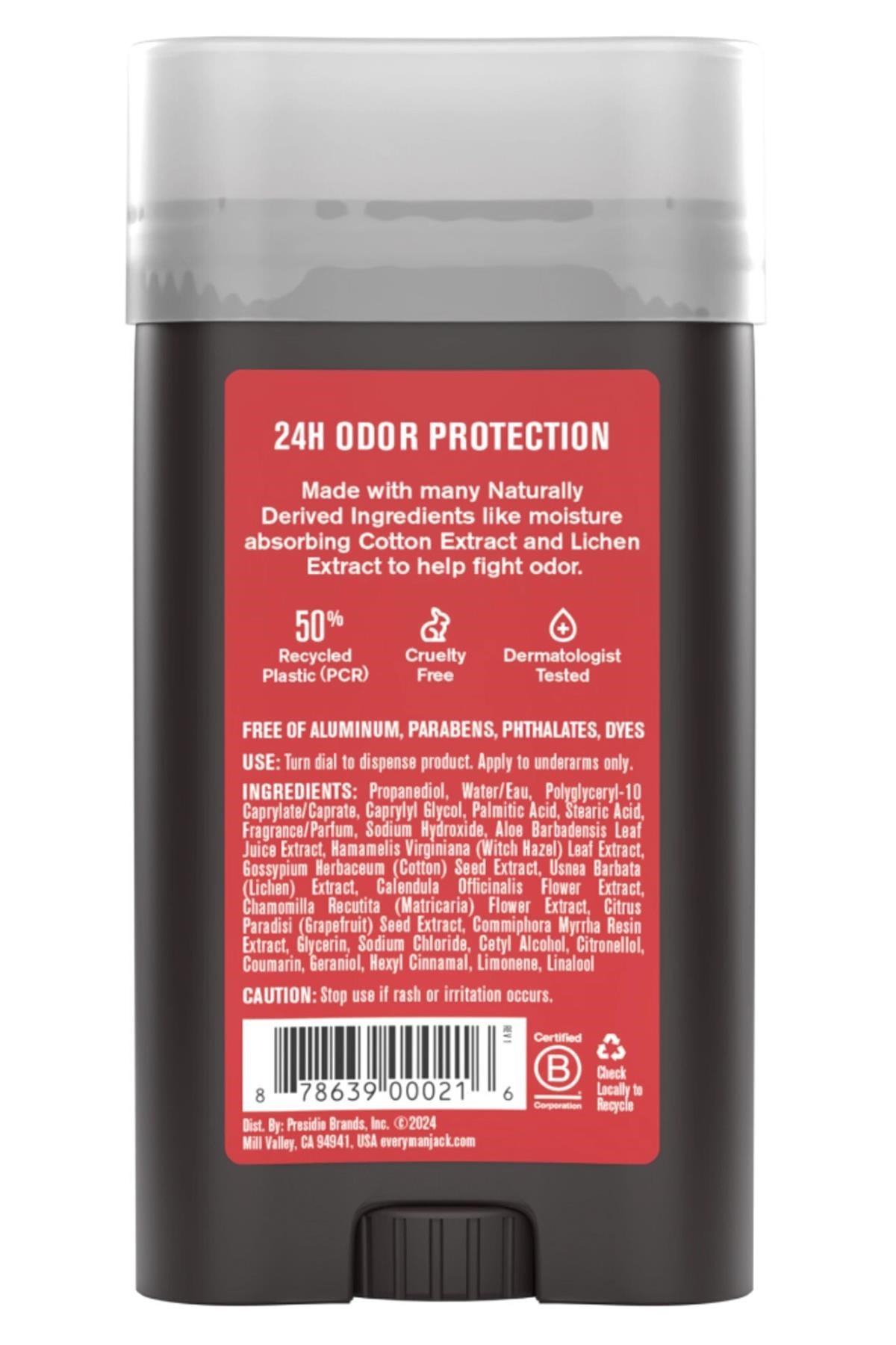 Every Man Jack Cedarwood Alüminyumsuz Stick Deodorant 85GR 