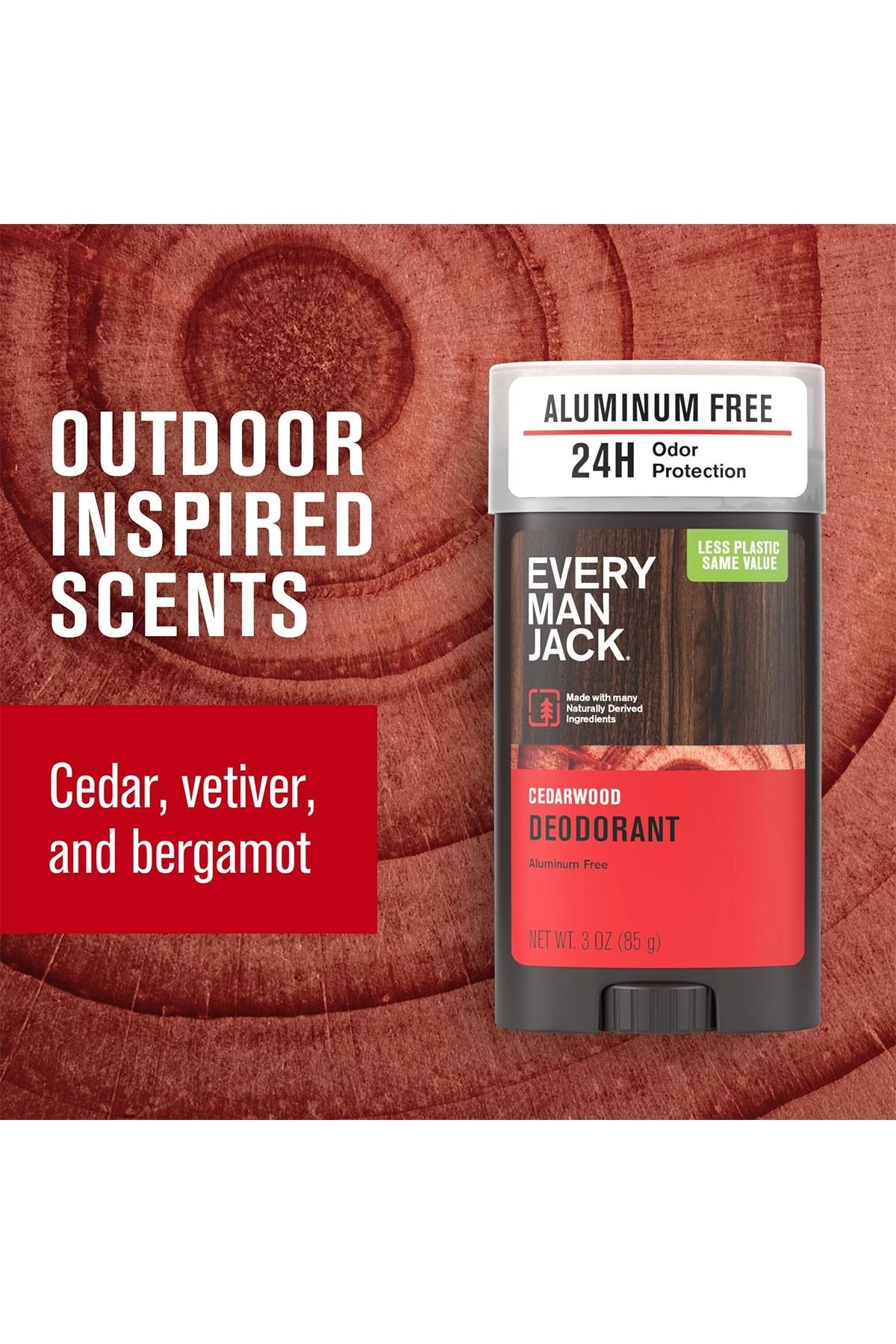 Every Man Jack Cedarwood Alüminyumsuz Stick Deodorant 85GR 