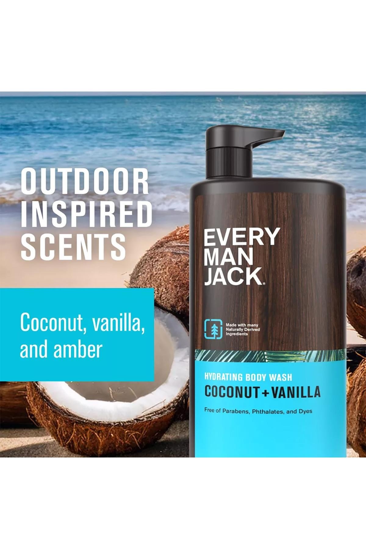 Every Man Jack Coconut + Vanilla Nemlendirici Duş Jeli 710ML