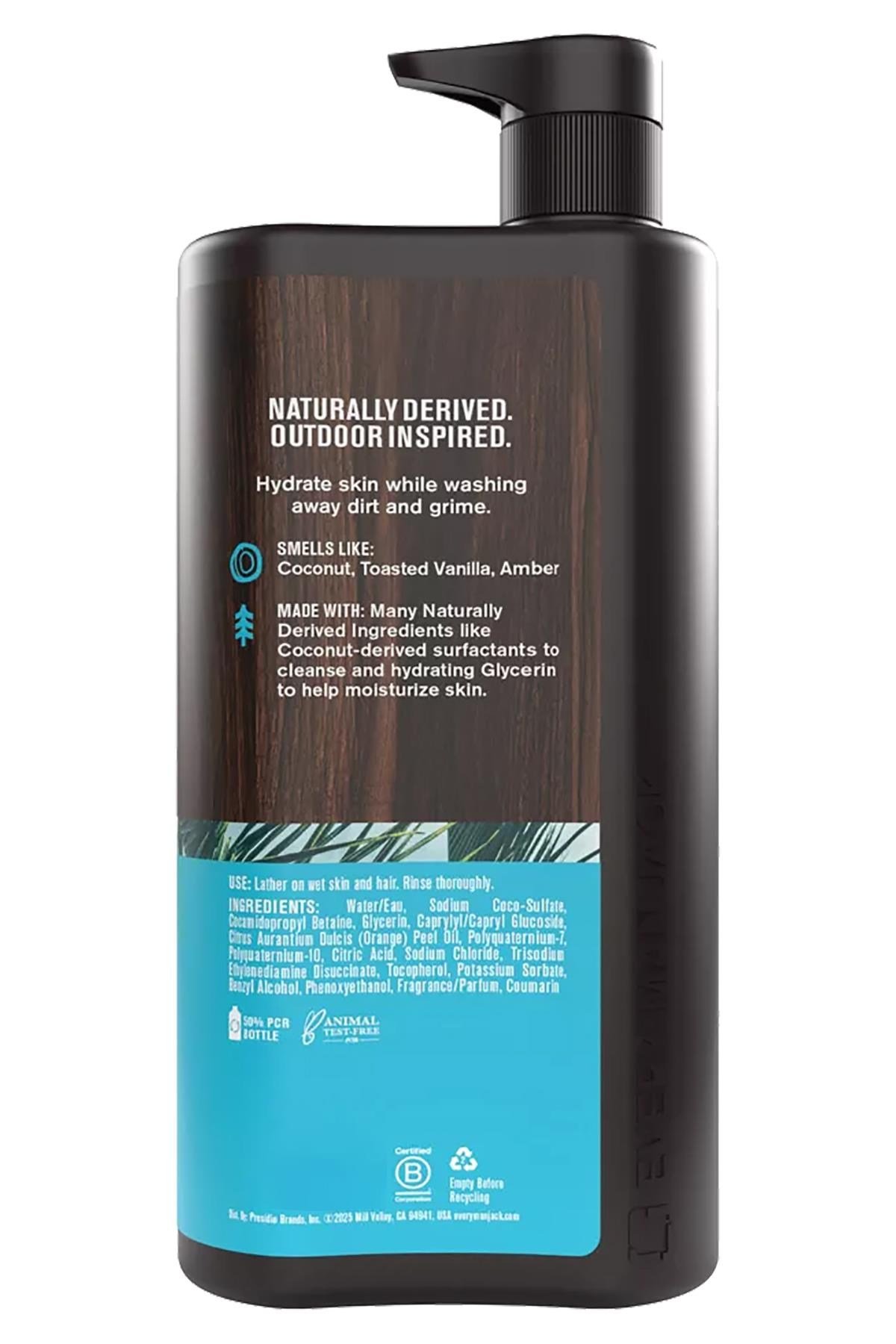 Every Man Jack Coconut + Vanilla Nemlendirici Duş Jeli 710ML