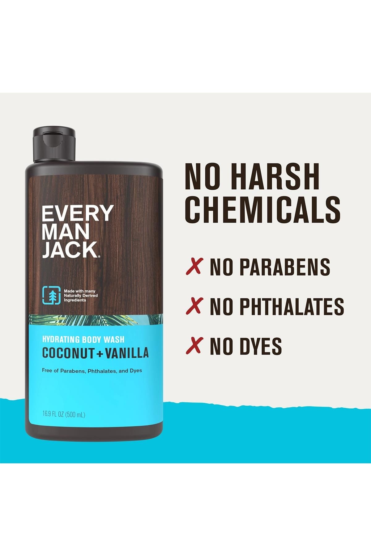 Every Man Jack Coconut + Vanilla Nemlendirici Duş Jeli 500ML