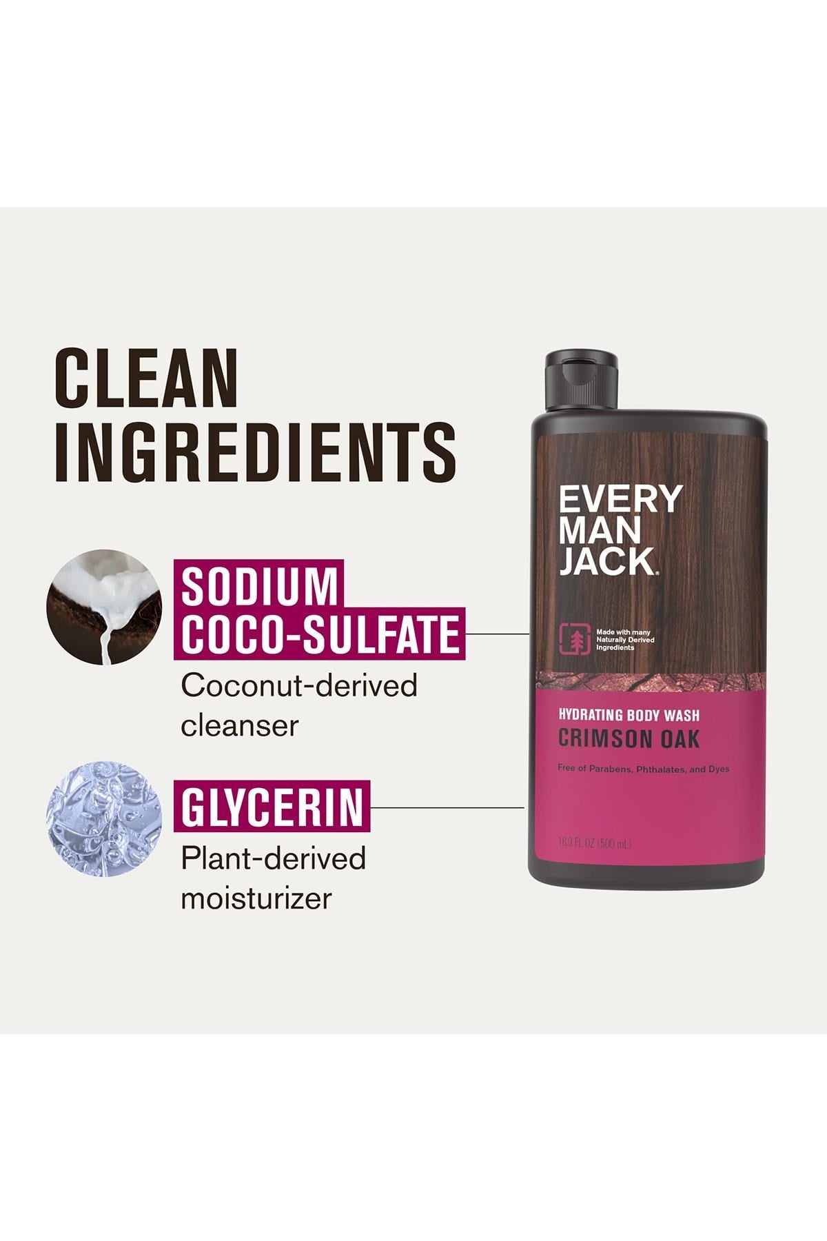 Every Man Jack Crimson Oak Nemlendirici Duş Jeli 500ML