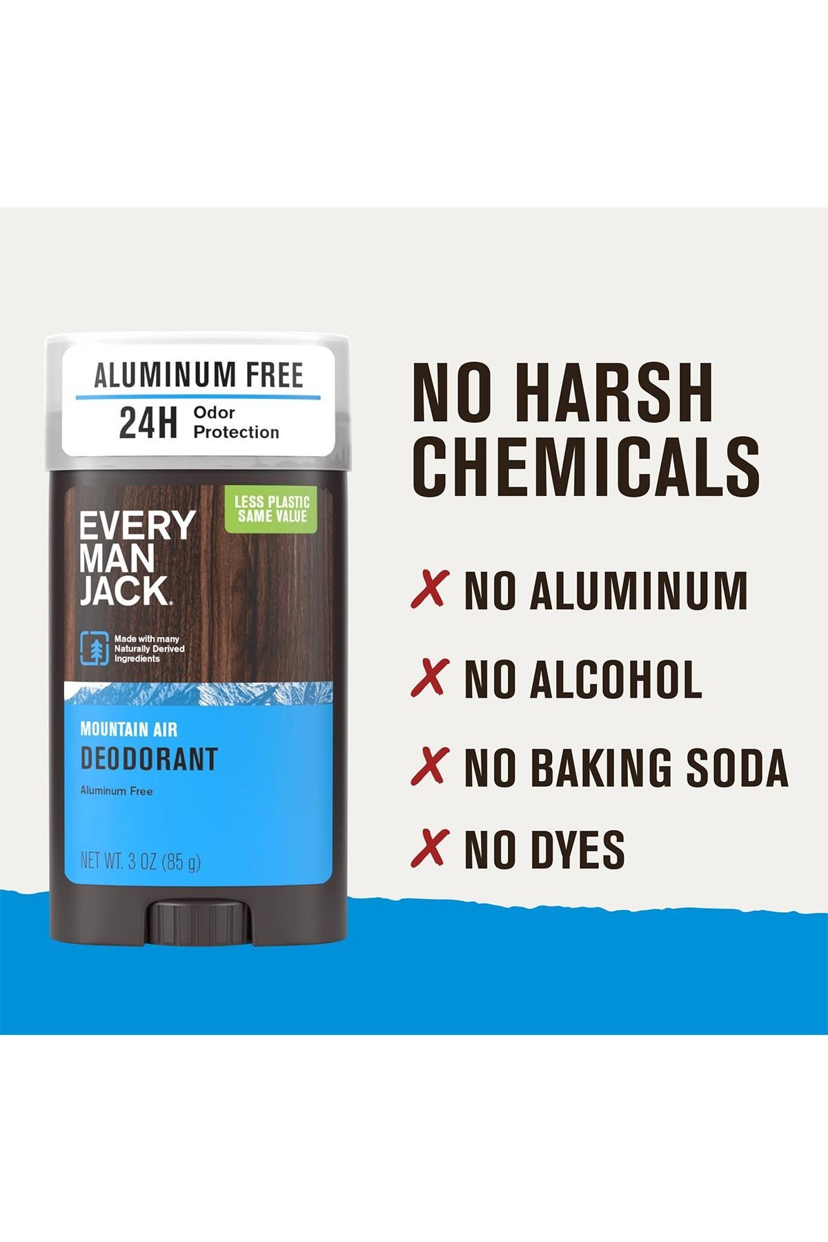 Every Man Jack Mountain Air Alüminyumsuz Stick Deodorant 85GR