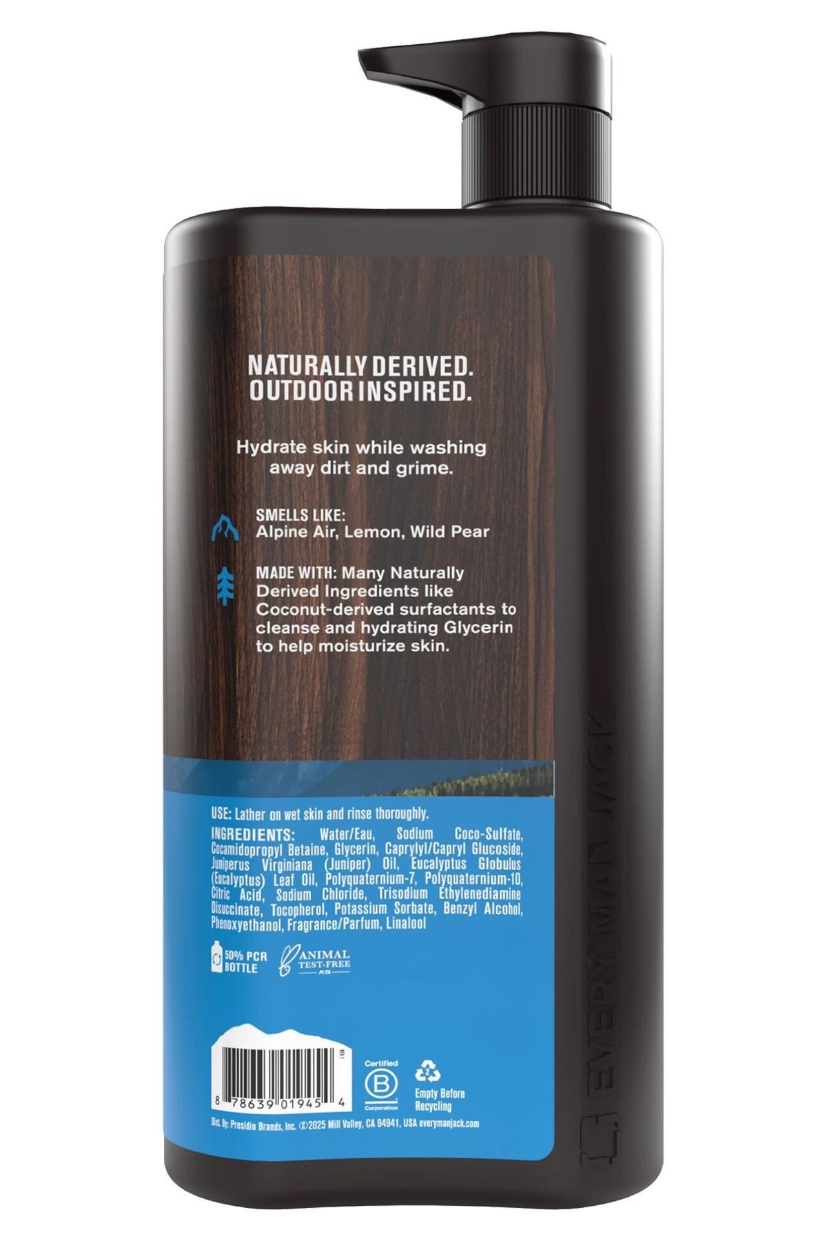 Every Man Jack Mountain Air Nemlendirici Duş Jeli 852ML