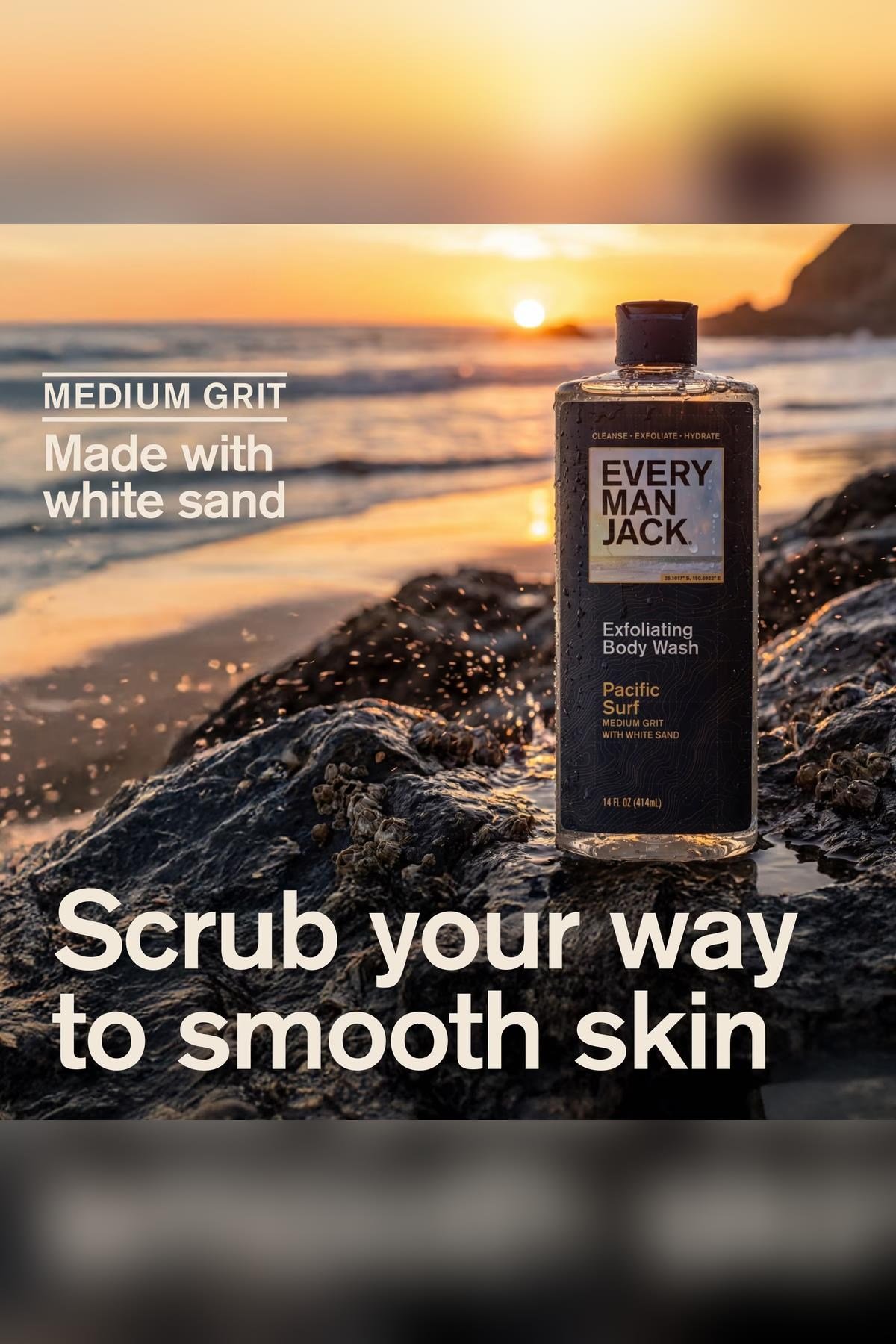 Every Man Jack Pacific Surf Peeling Etkili Duş Jeli 414ML