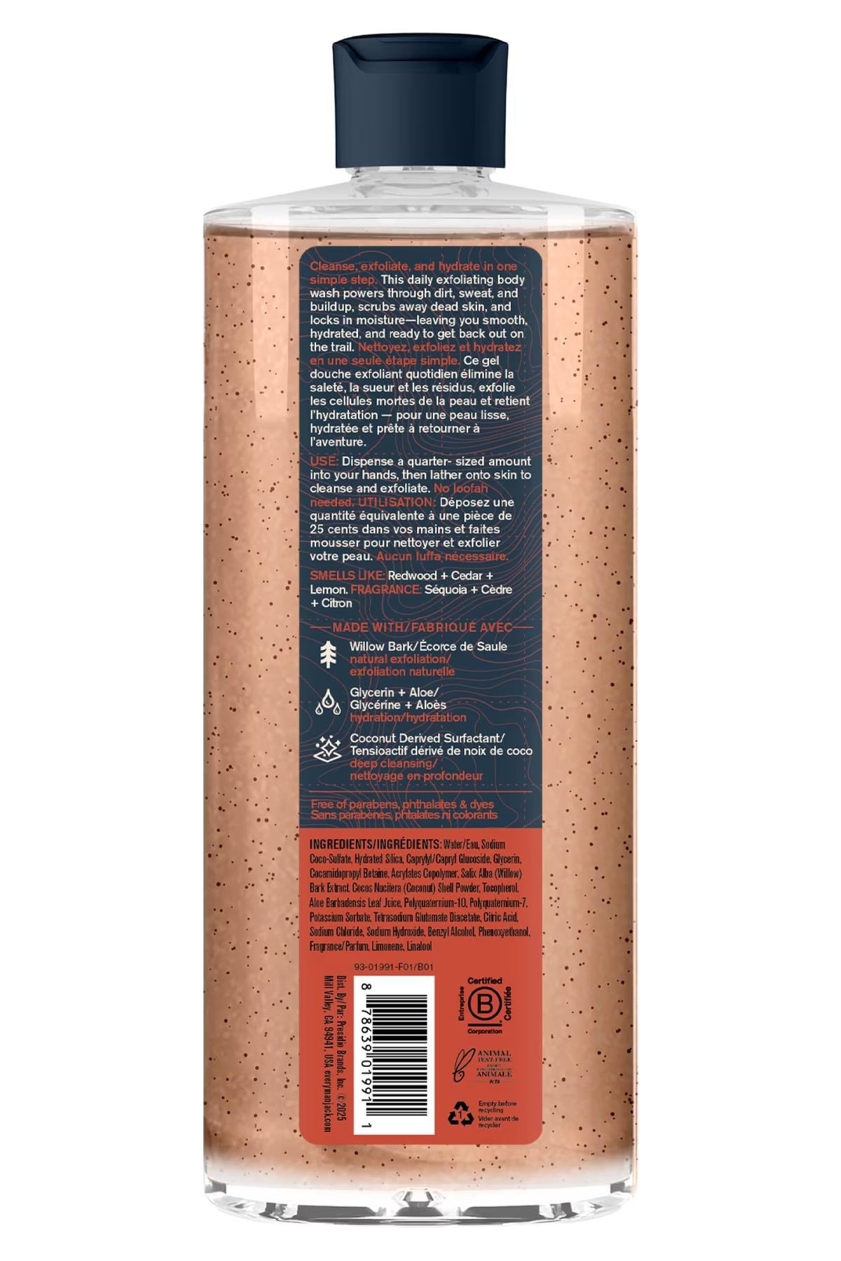 Every Man Jack Redwood Forest Peeling Etkili Duş Jeli 414ML