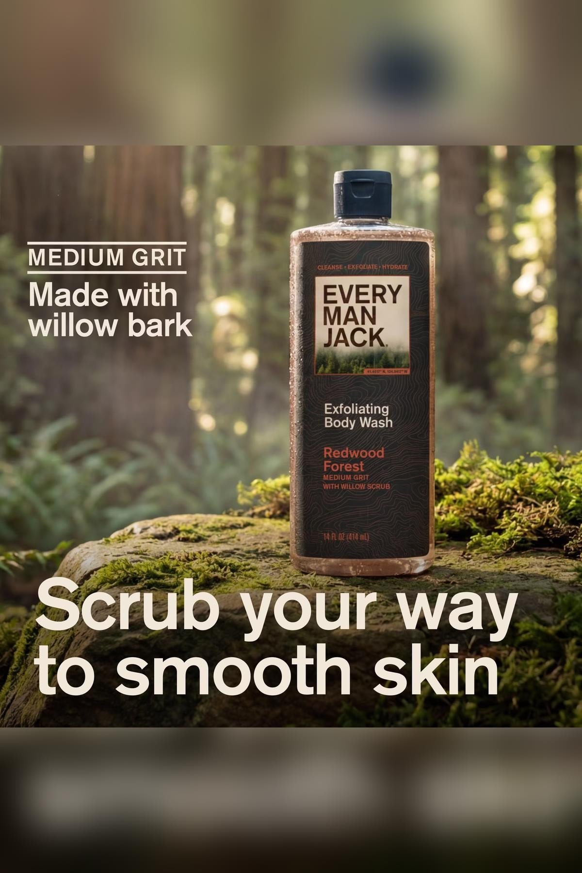 Every Man Jack Redwood Forest Peeling Etkili Duş Jeli 414ML