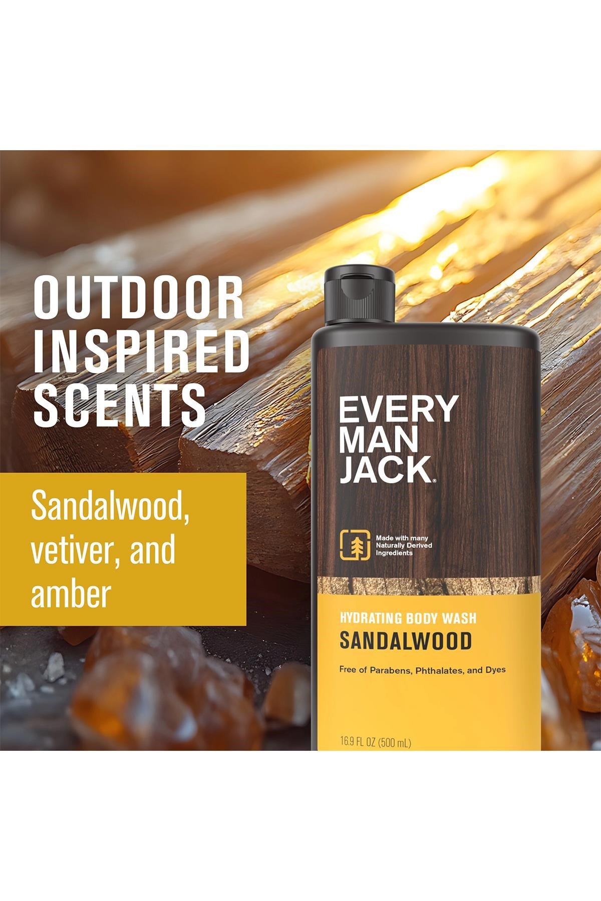 Every Man Jack Sandalwood Nemlendirici Duş Jeli 500ML