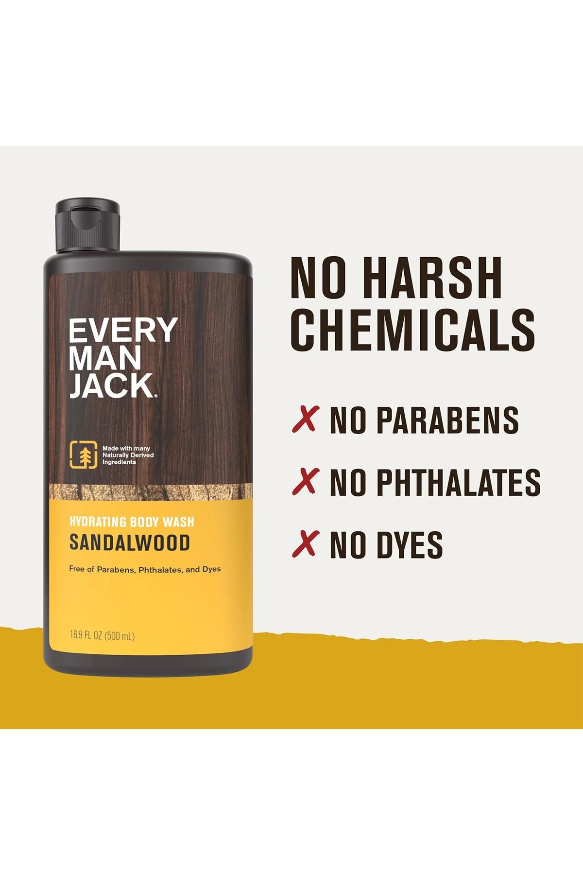 Every Man Jack Sandalwood Nemlendirici Duş Jeli 500ML