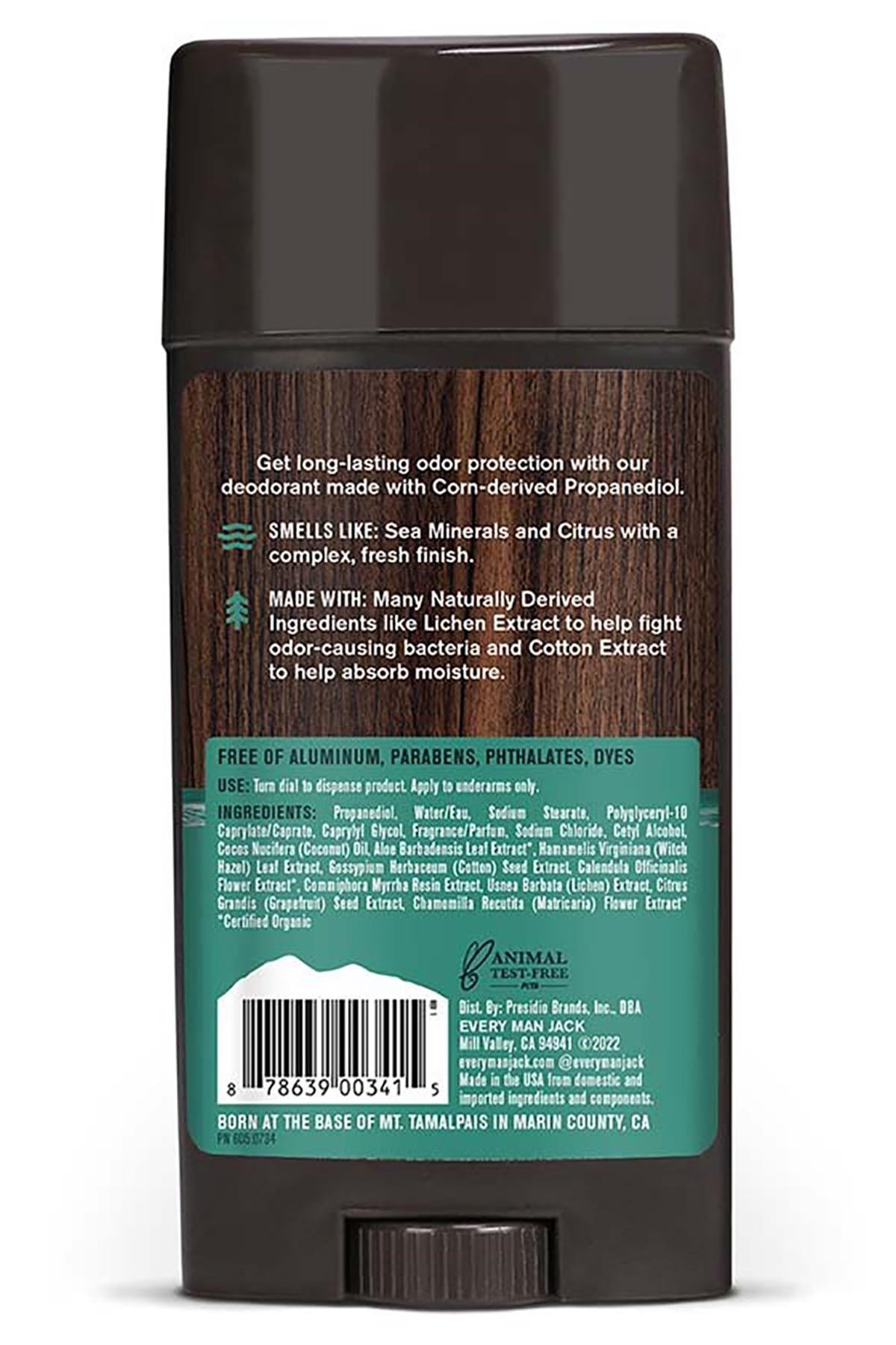 Every Man Jack Sea Salt Alüminyumsuz Stick Deodorant 85GR