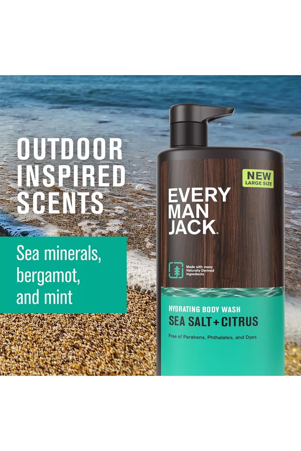 Every Man Jack Sea Salt + Citrus Nemlendirici Duş Jeli 852ML