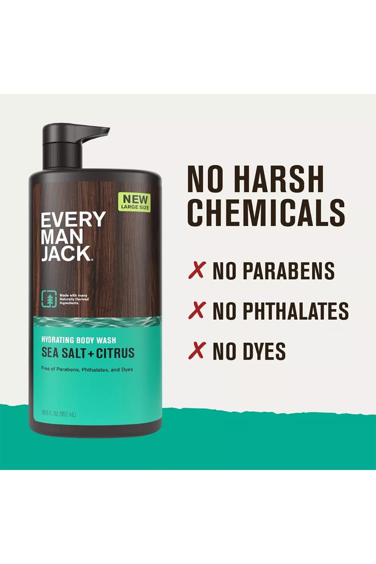 Every Man Jack Sea Salt + Citrus Nemlendirici Duş Jeli 852ML