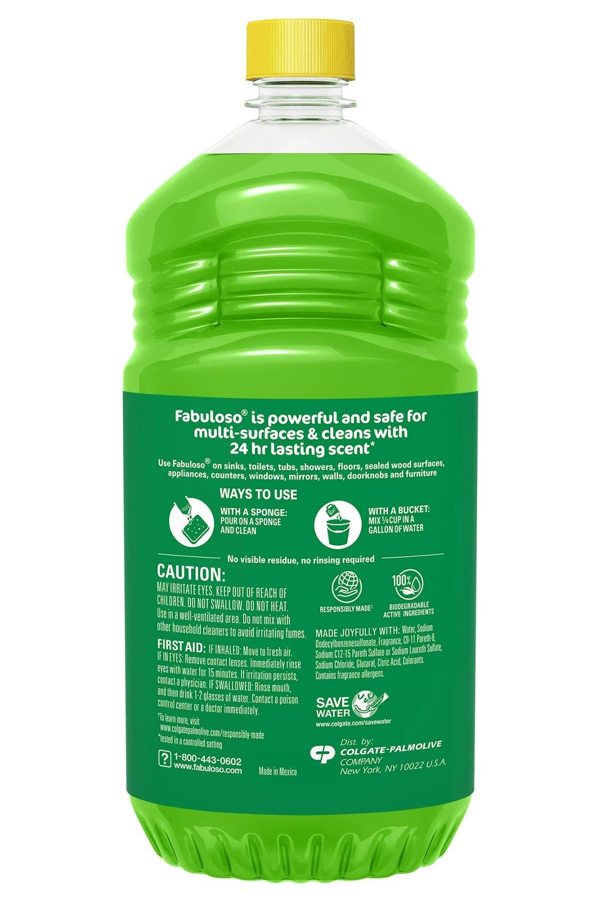 Fabuloso Meyve Tutkusu Kokulu Çok Amaçlı Temizleyici 1650ML