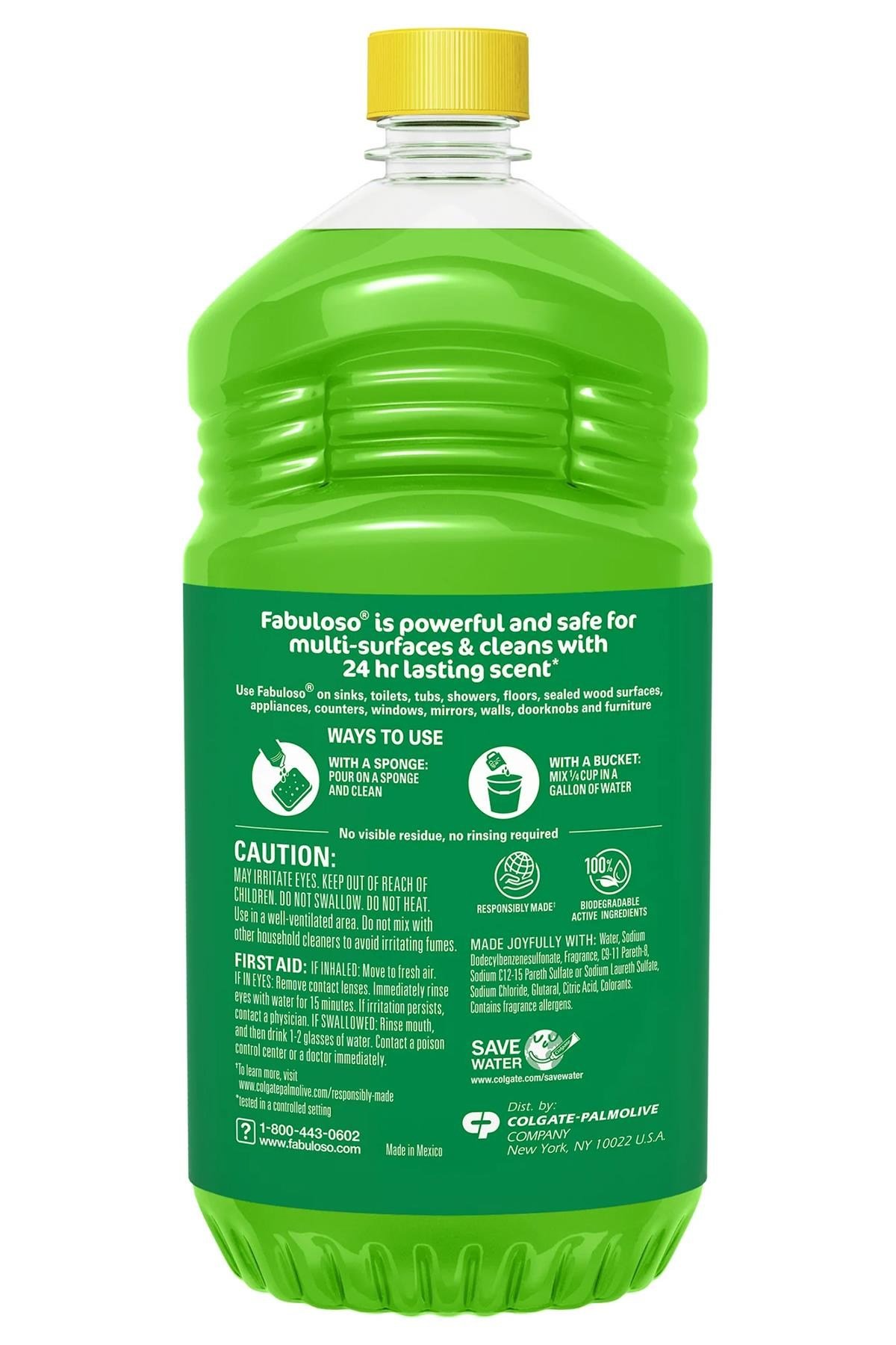 Fabuloso Meyve Tutkusu Kokulu Çok Amaçlı Temizleyici 1650ML