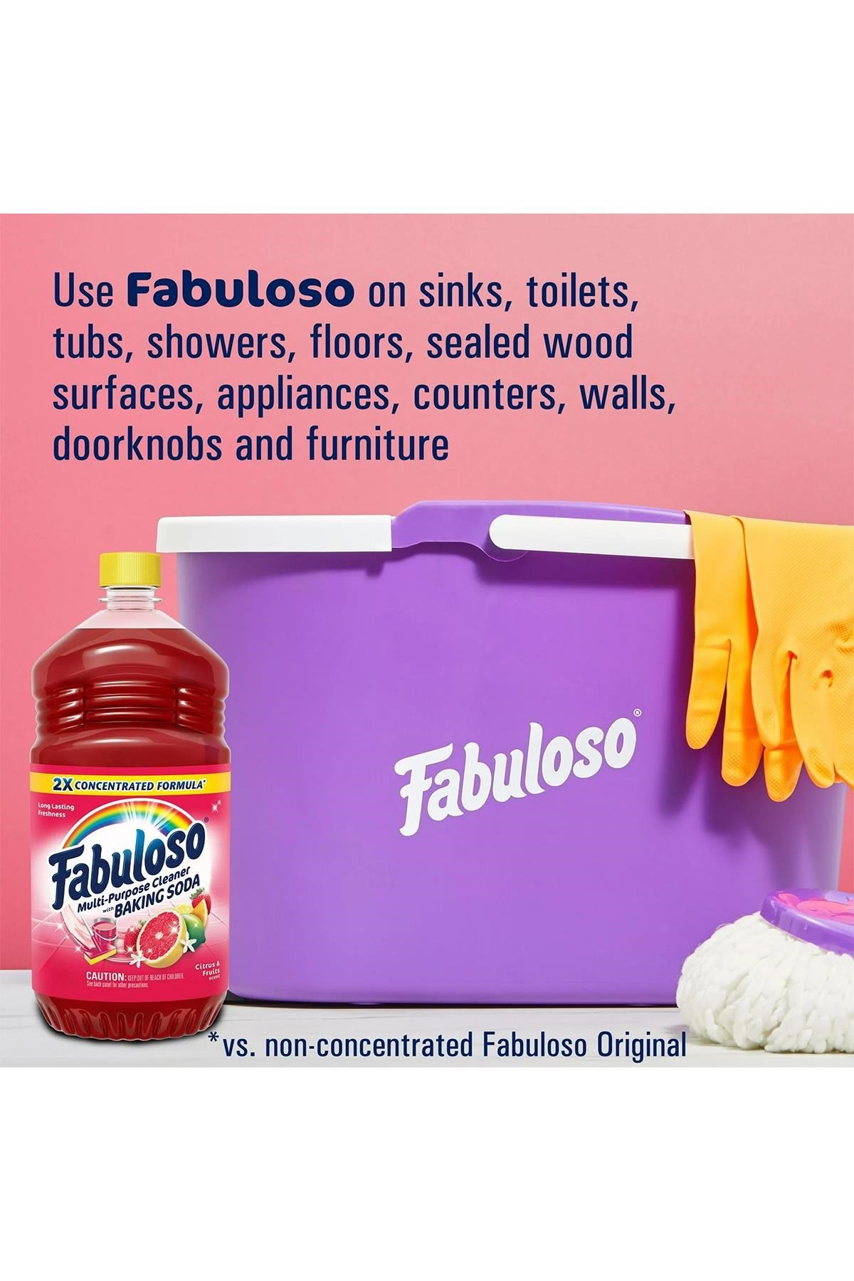 Fabuloso Narenciye ve Meyve Kokulu Çok Amaçlı Temizleyici 1650ML
